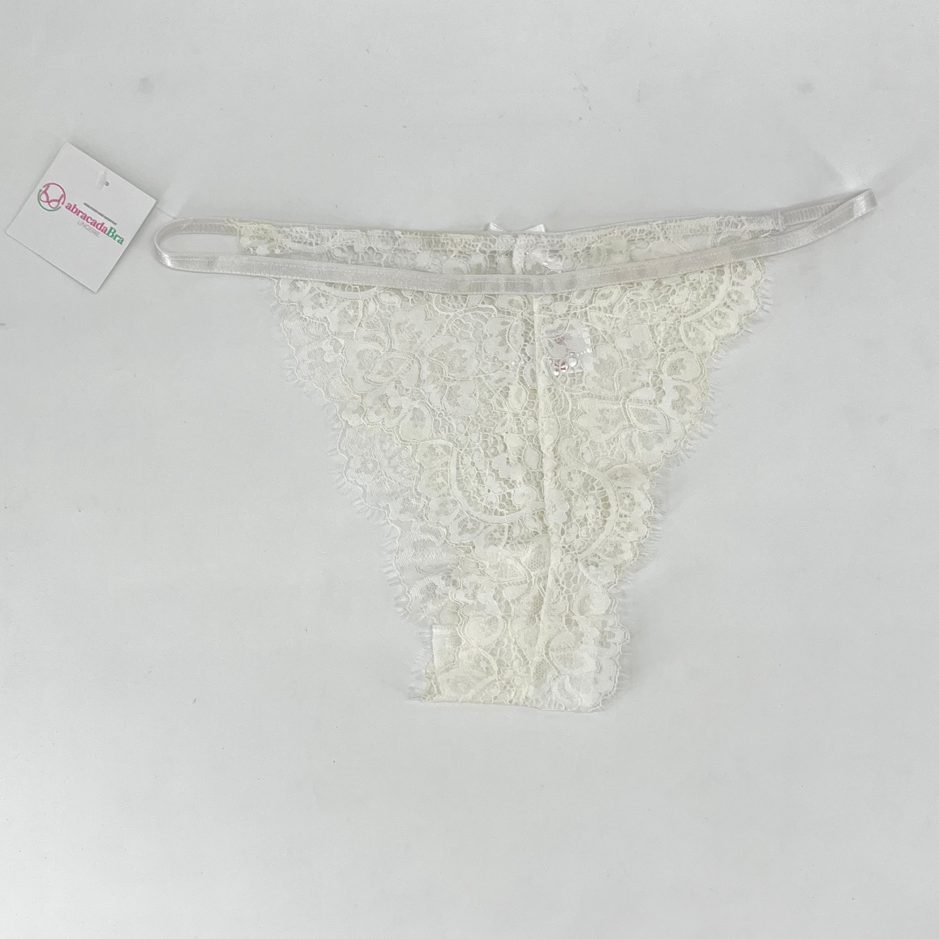 Culotte sexy Knotty Knickers Blanc