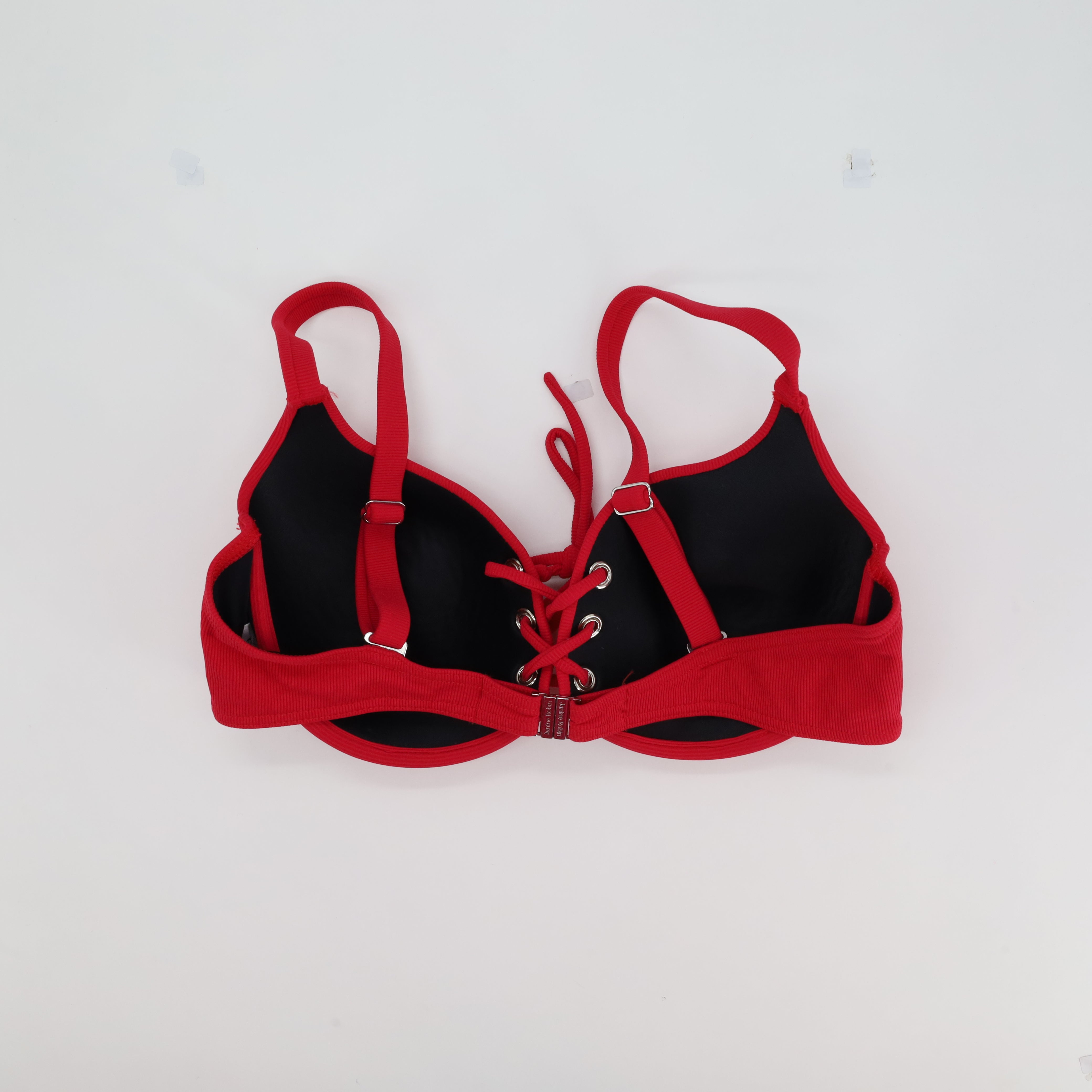Haut de maillot Janine Robin Rouge