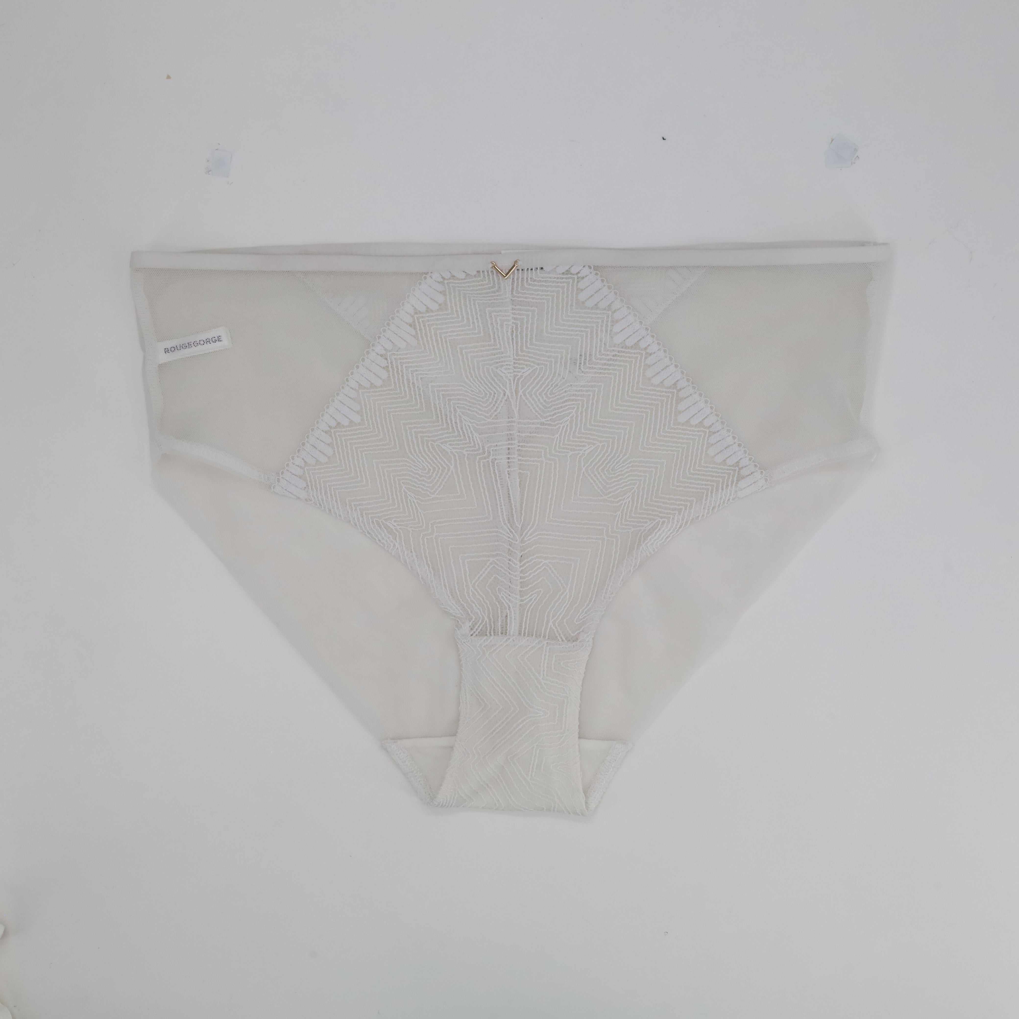 Culotte taille haute RougeGorge Blanc