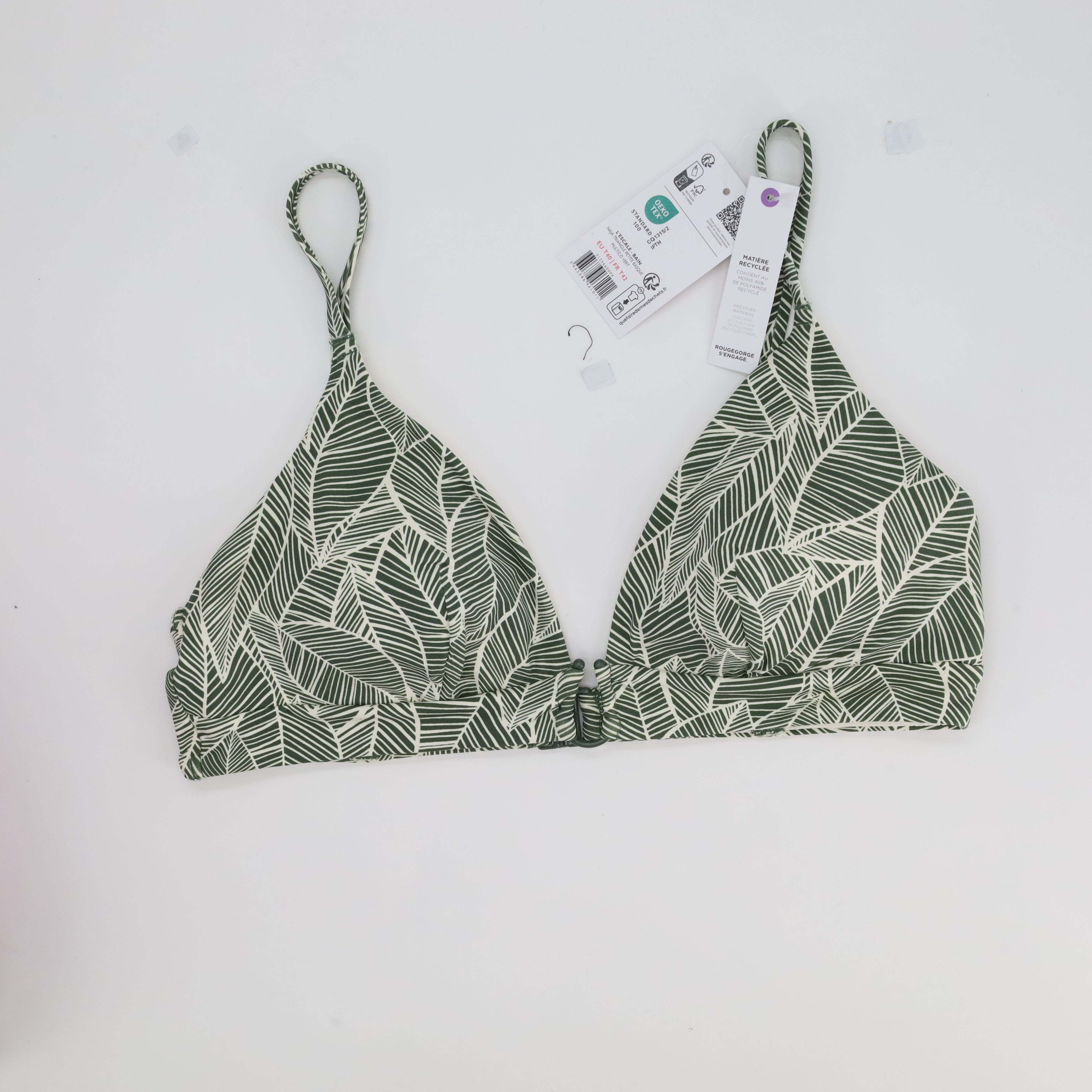 Haut de maillot RougeGorge Vert