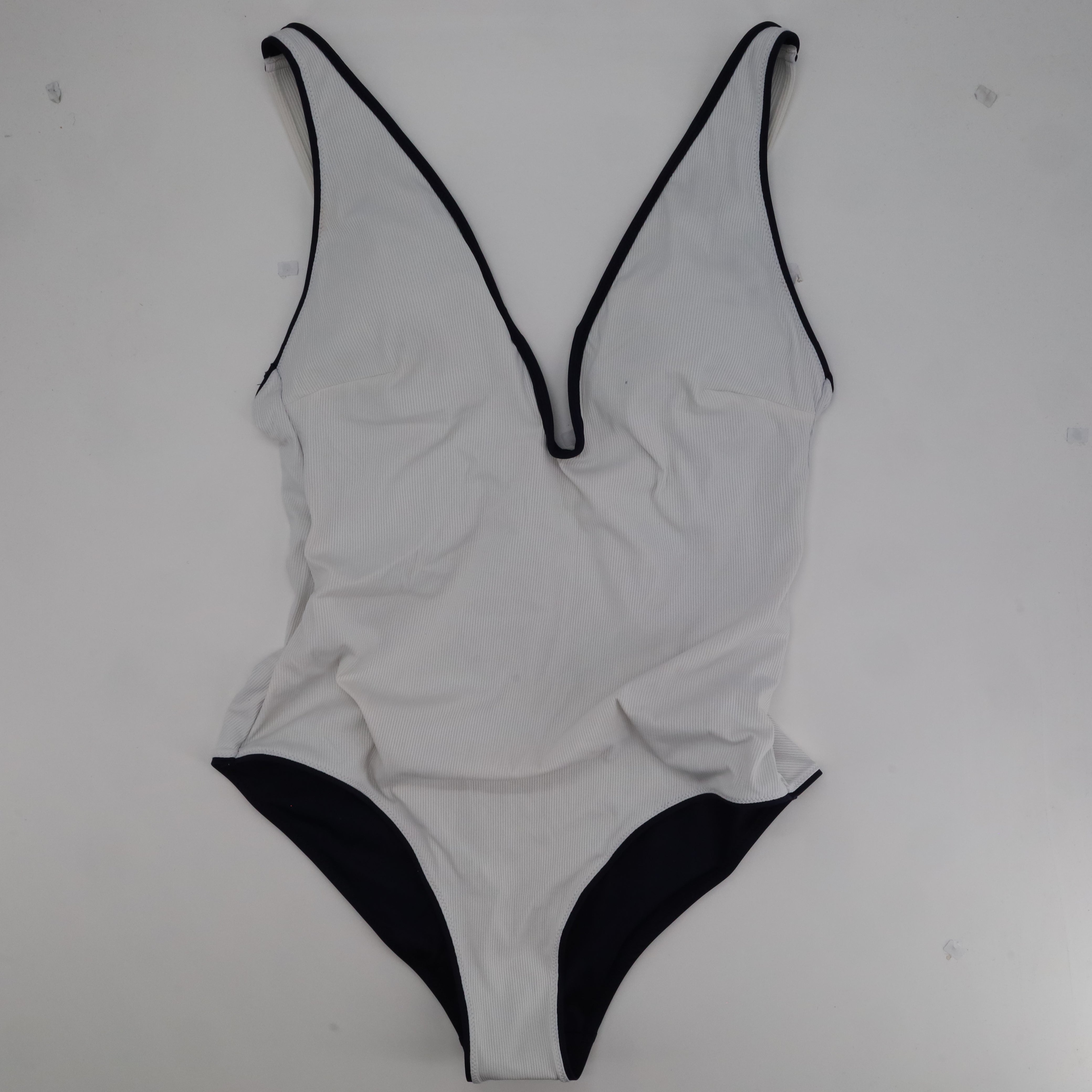 Maillot 1 pièce RougeGorge Blanc