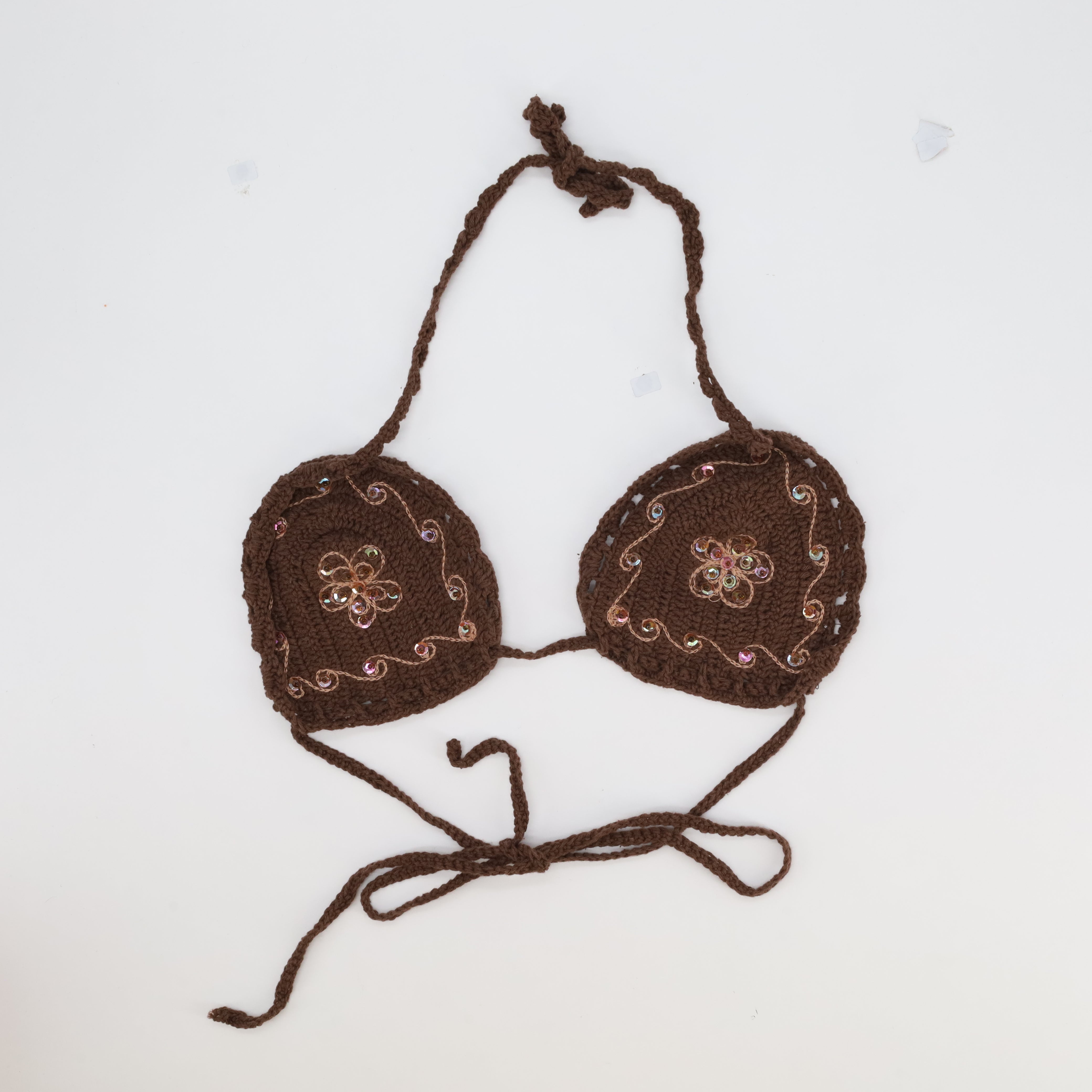 Haut de maillot Palme Marron
