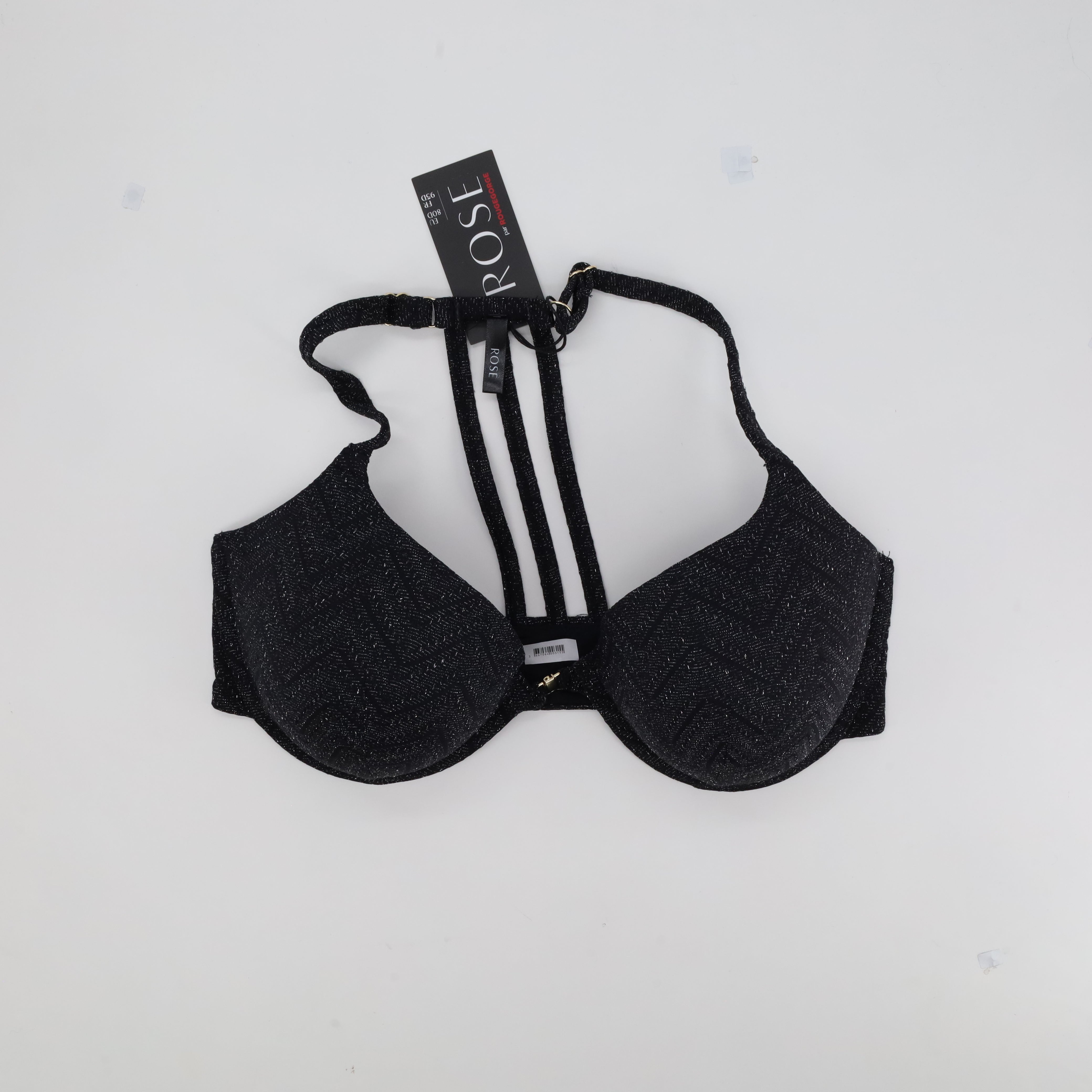 Haut de maillot Rose Noir