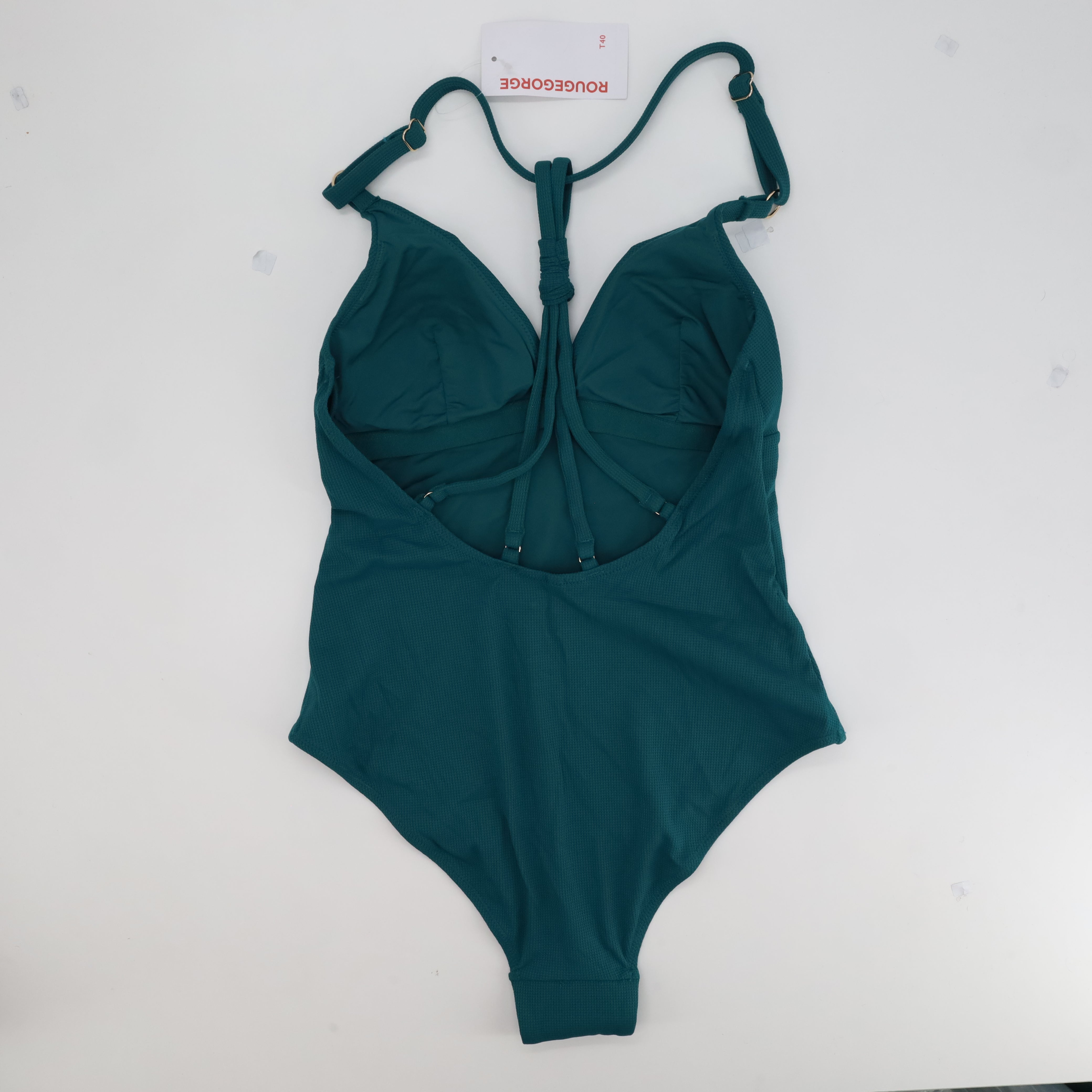 Maillot 1 pièce RougeGorge Vert