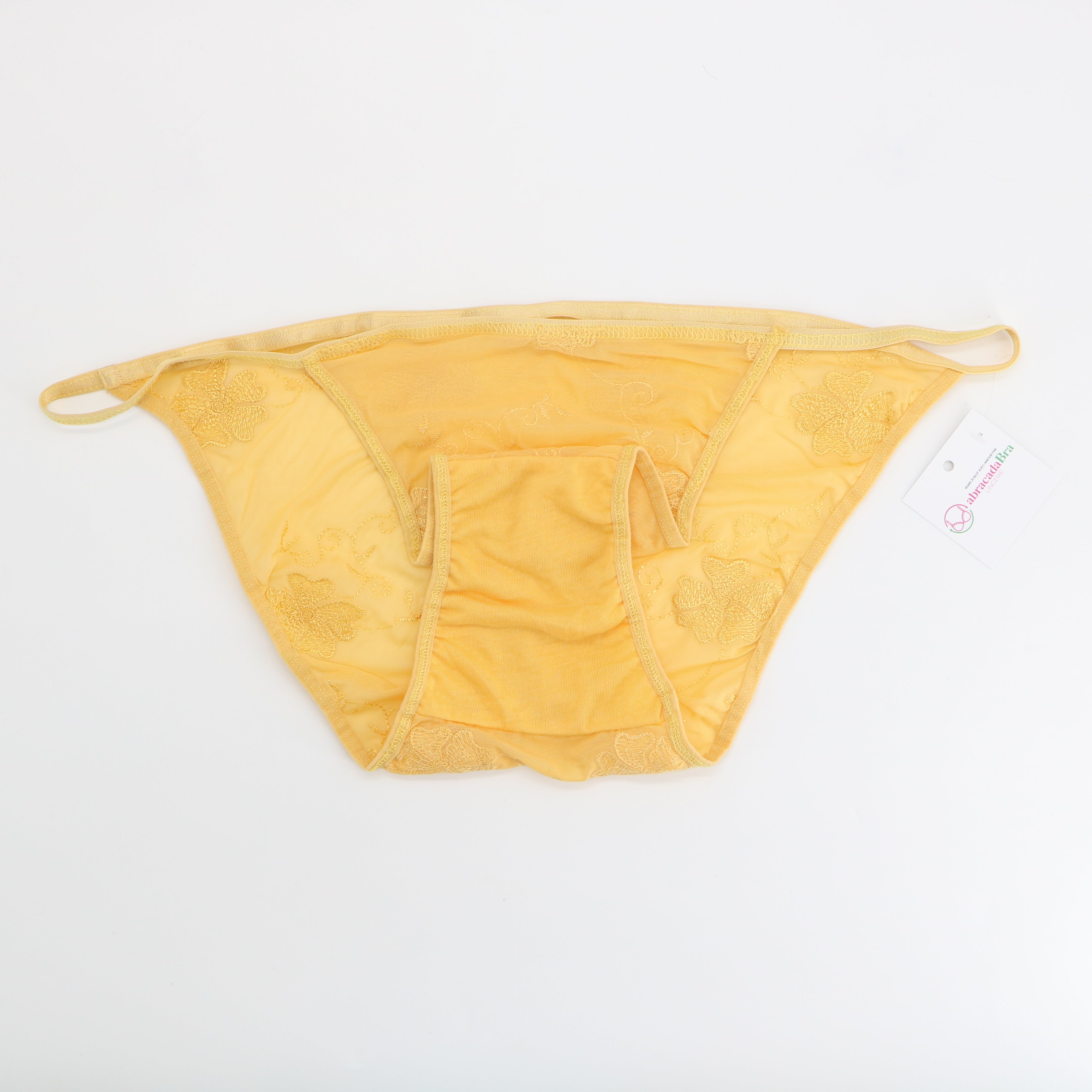 Culotte sexy Knotty Knickers Jaune
