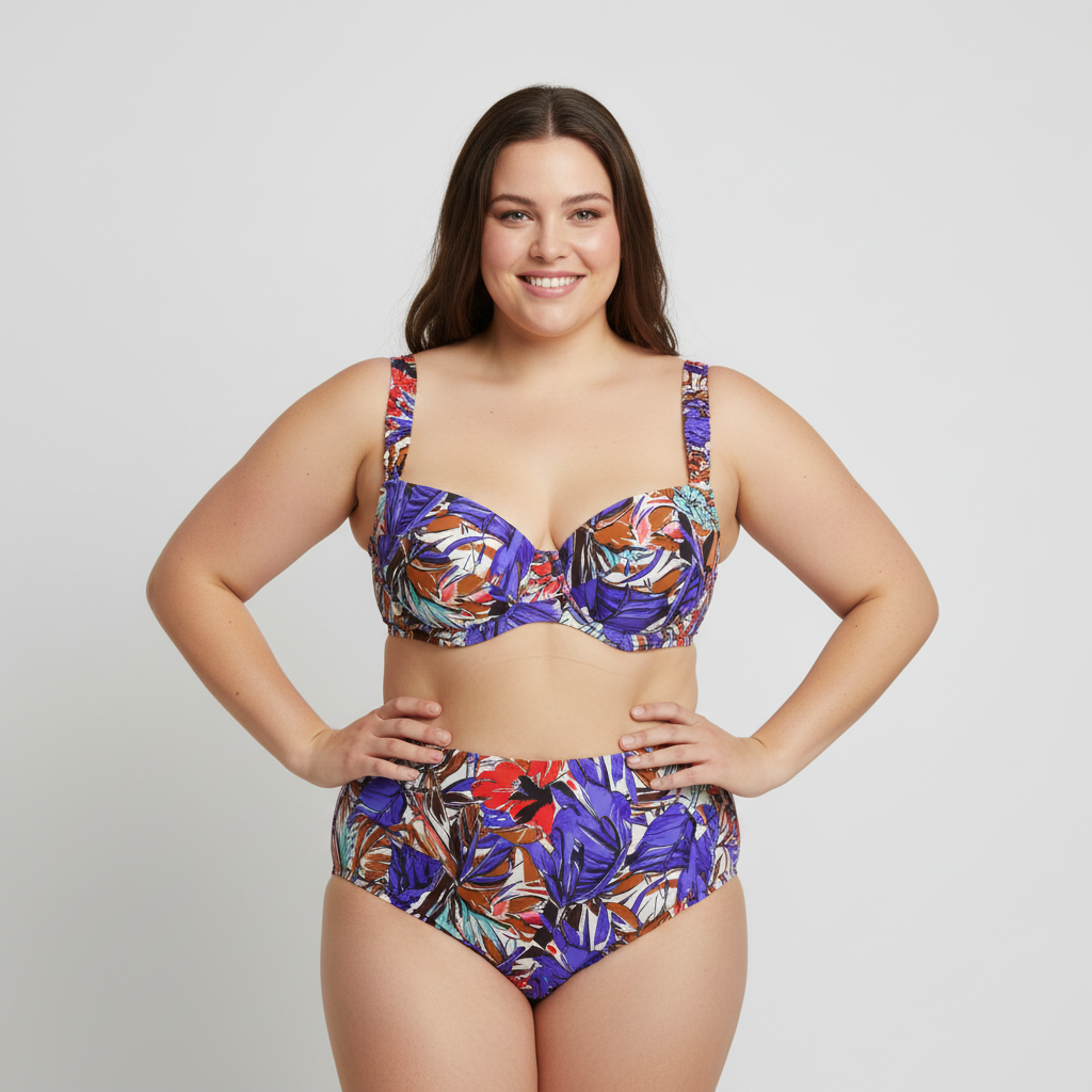 Haut de maillot Huit Violet