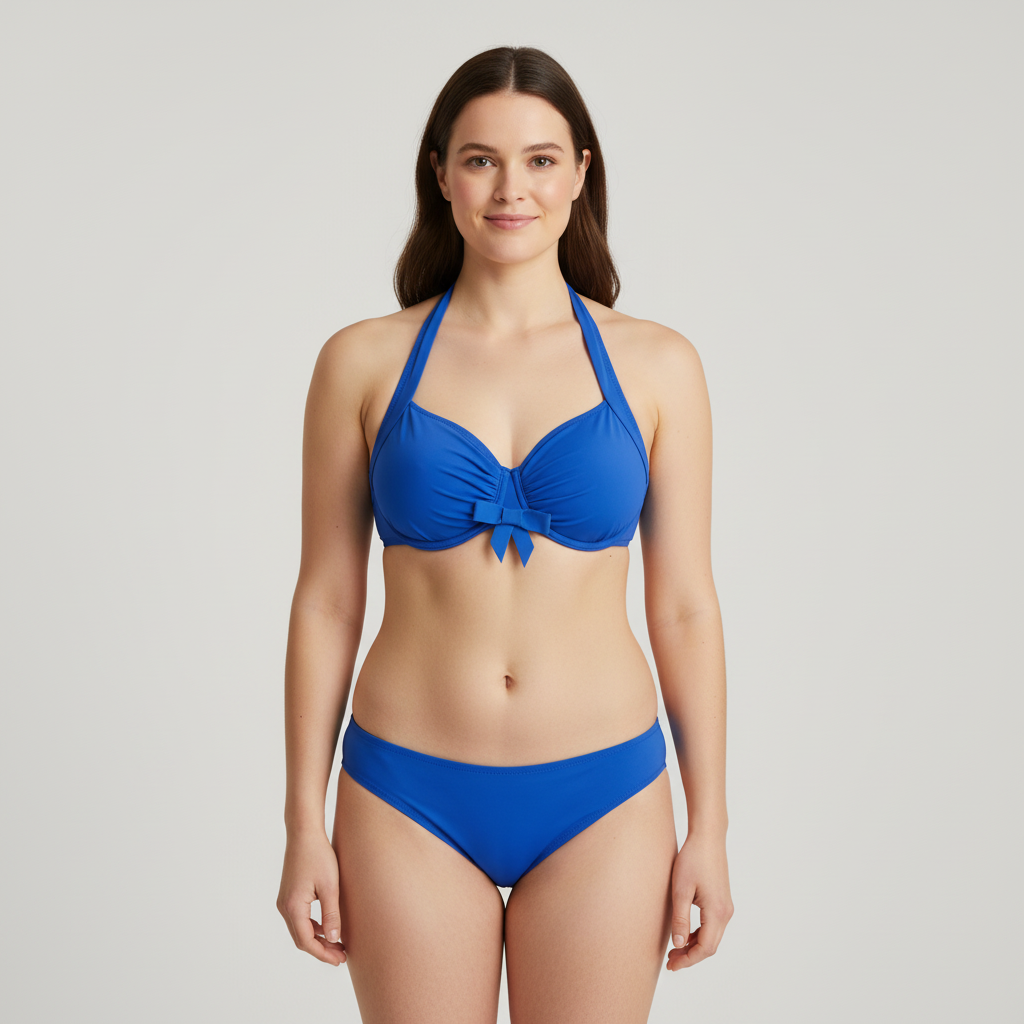 Haut de maillot Bleu