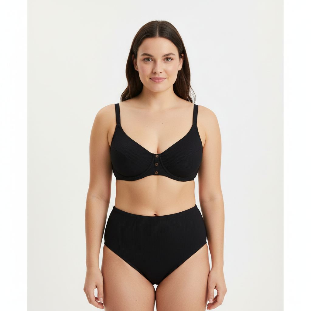 Haut de maillot RougeGorge Noir