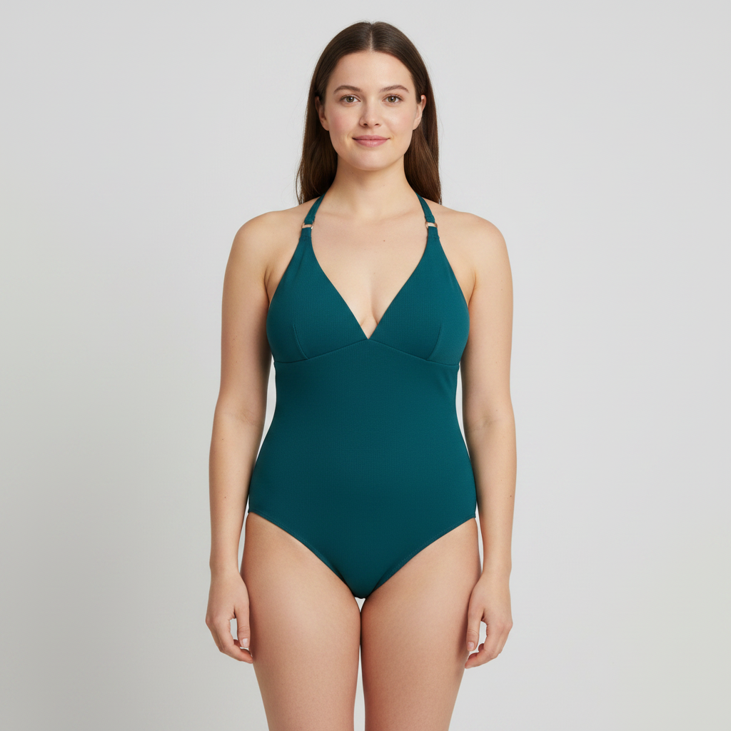 Maillot 1 pièce RougeGorge Vert