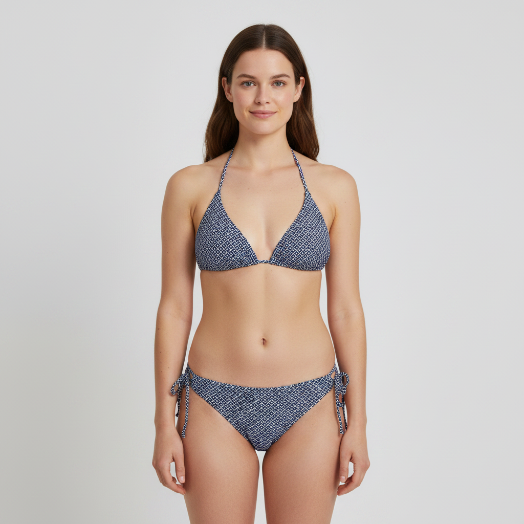 Haut de maillot Bleu