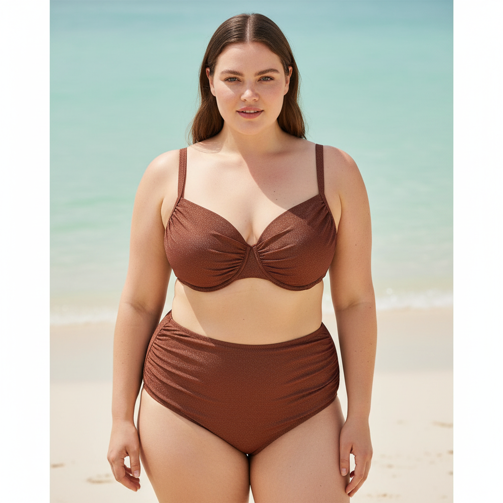 Haut de maillot RougeGorge Marron