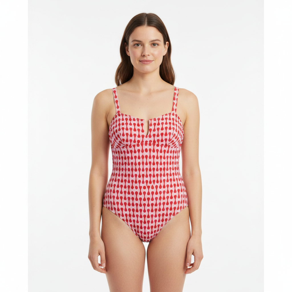 Maillot 1 pièce DnuD Rouge