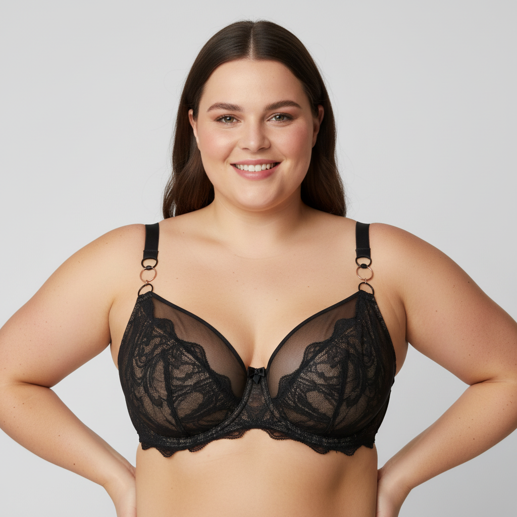 Soutien-gorge Rose Noir