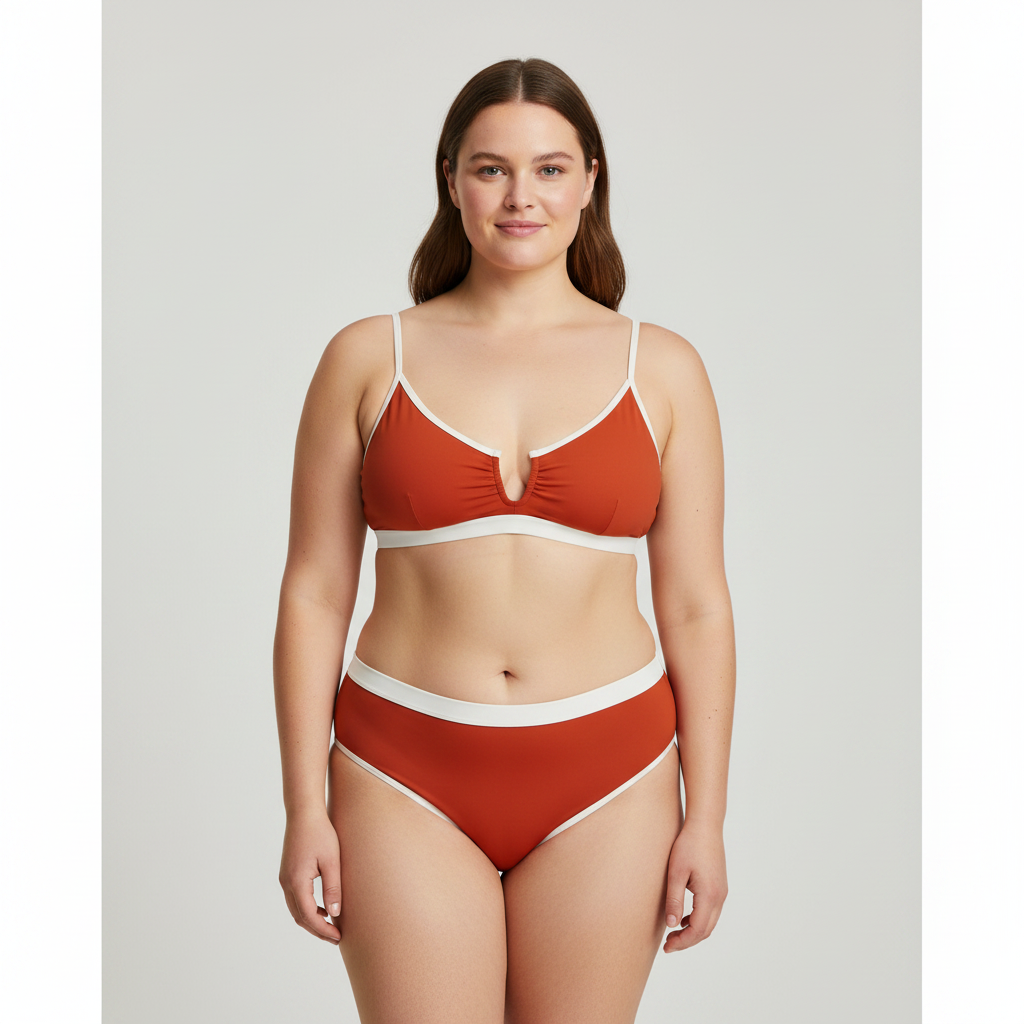 Haut de maillot RougeGorge Orange
