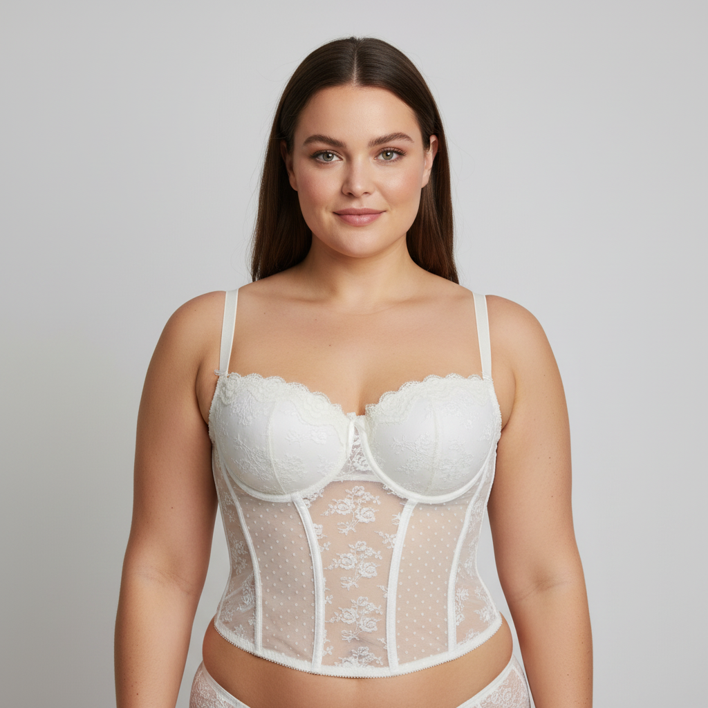 Corset Cannelle Blanc