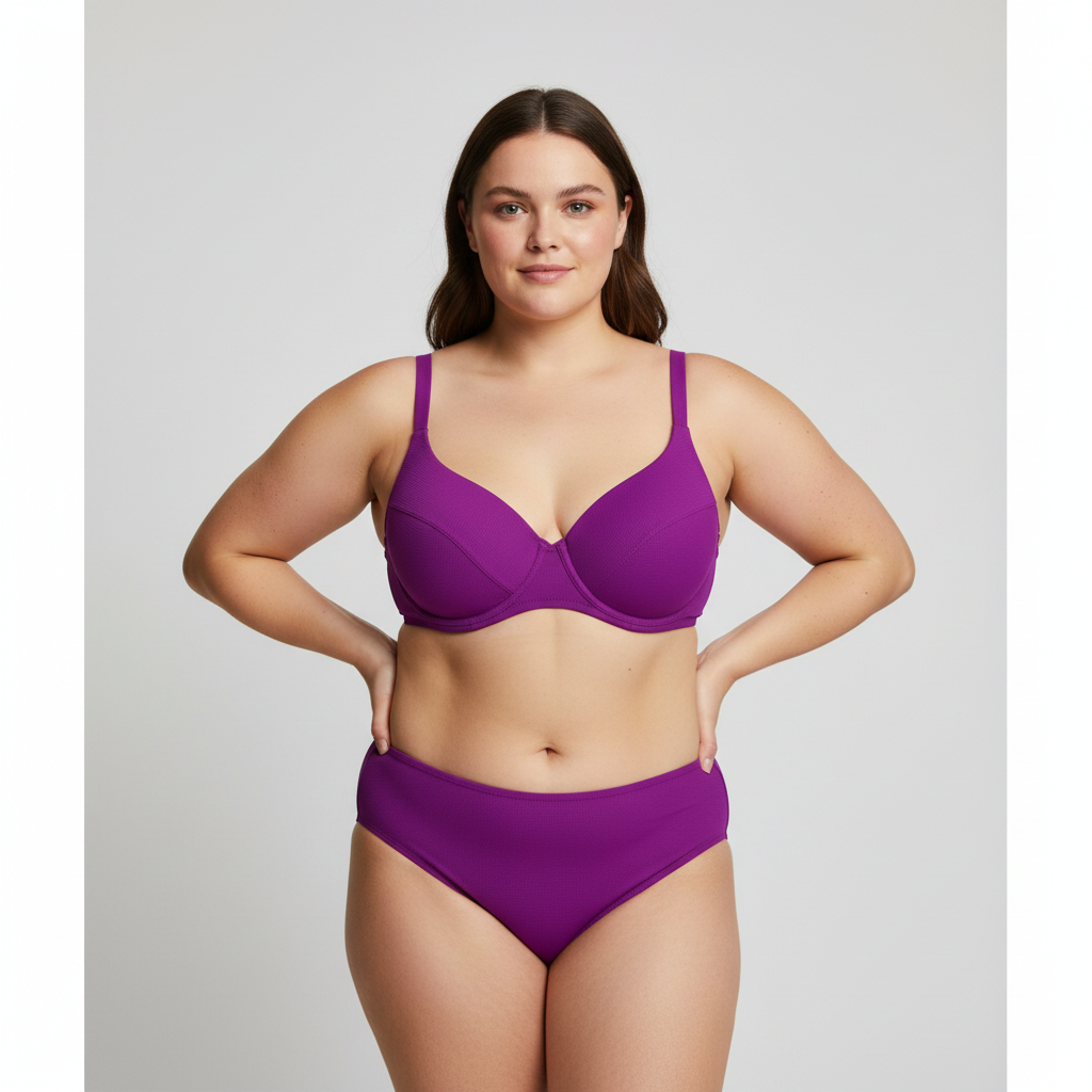 Haut de maillot RougeGorge Violet