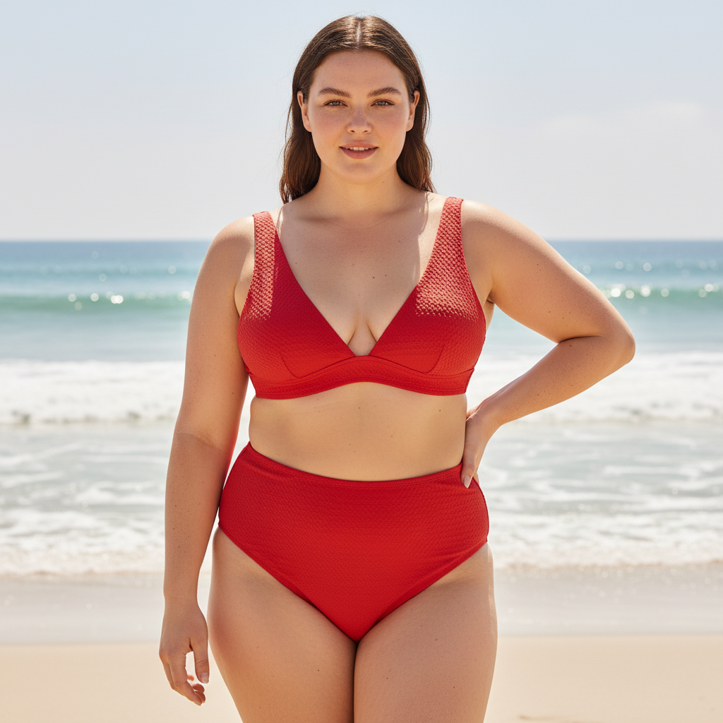 Haut de maillot Corail
