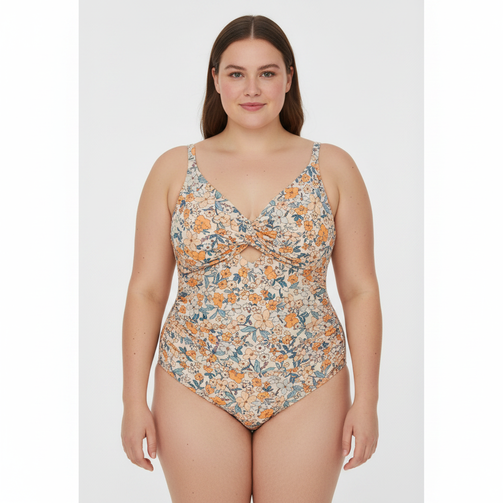 Maillot 1 pièce Orange