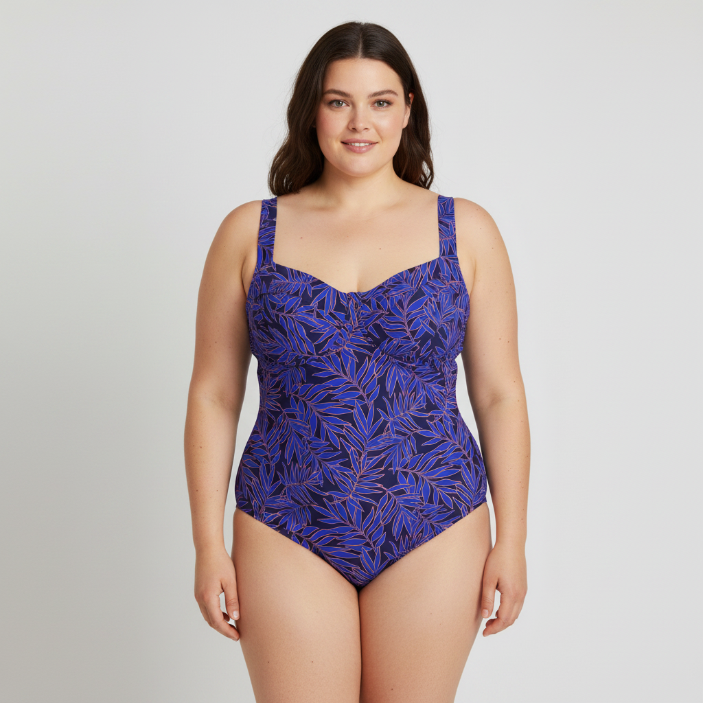 Maillot 1 pièce RougeGorge Bleu