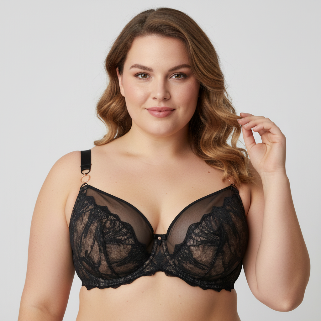 Soutien-gorge Rose Noir