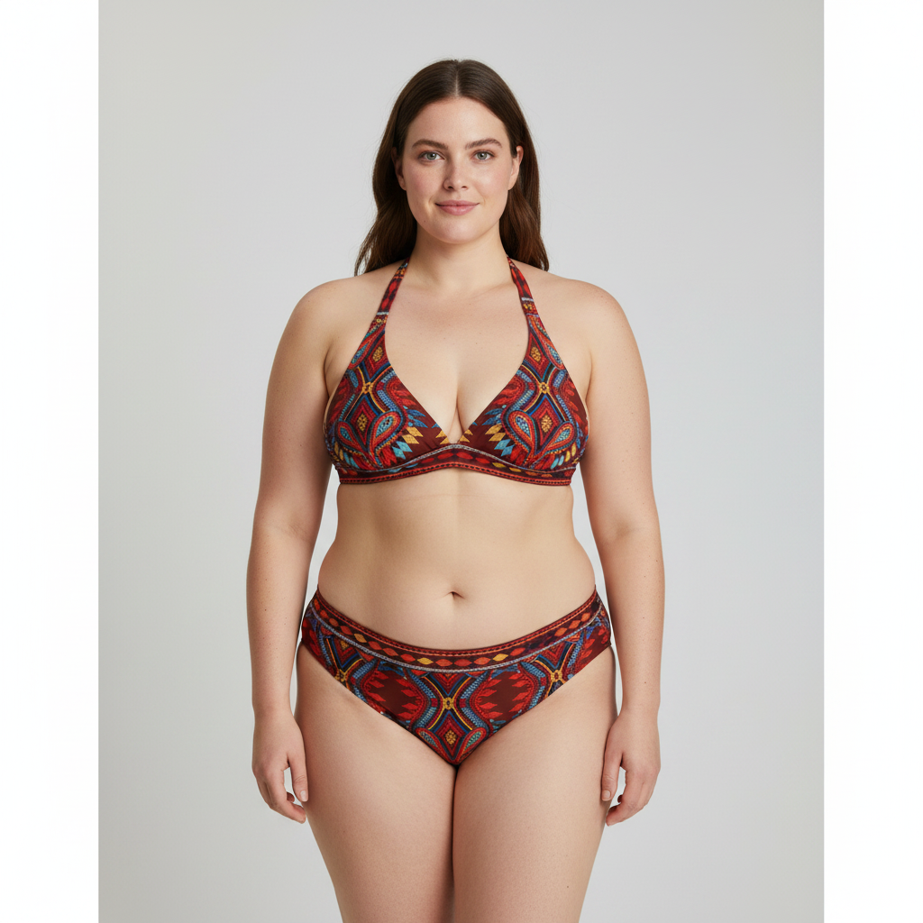 Haut de maillot Marron