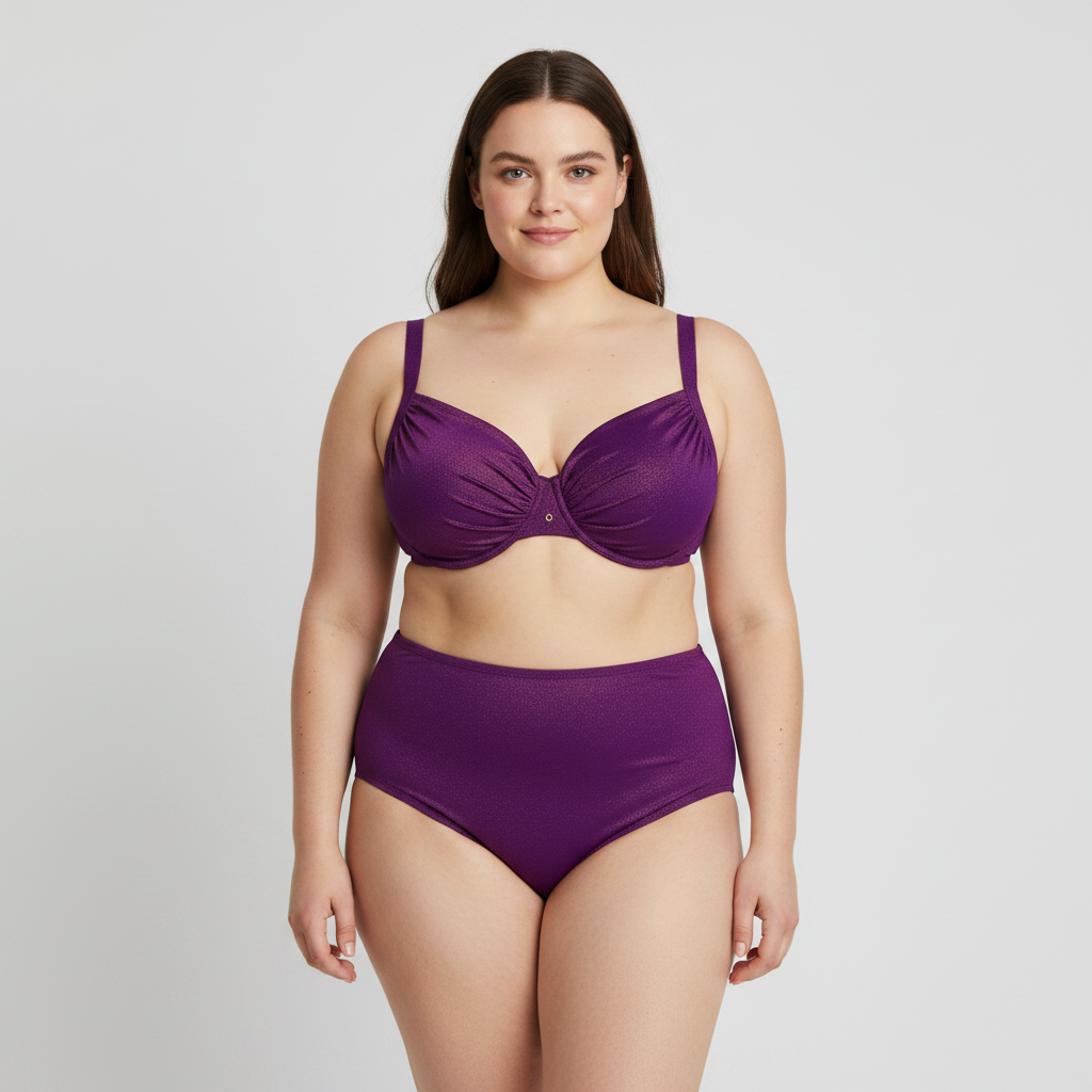 Haut de maillot RougeGorge Violet