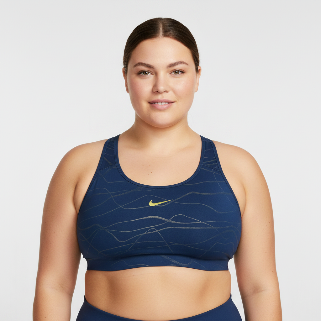 Brassière Nike Bleu
