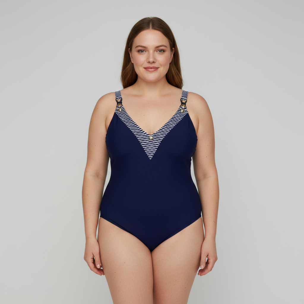 Maillot 1 pièce Janine Robin Bleu