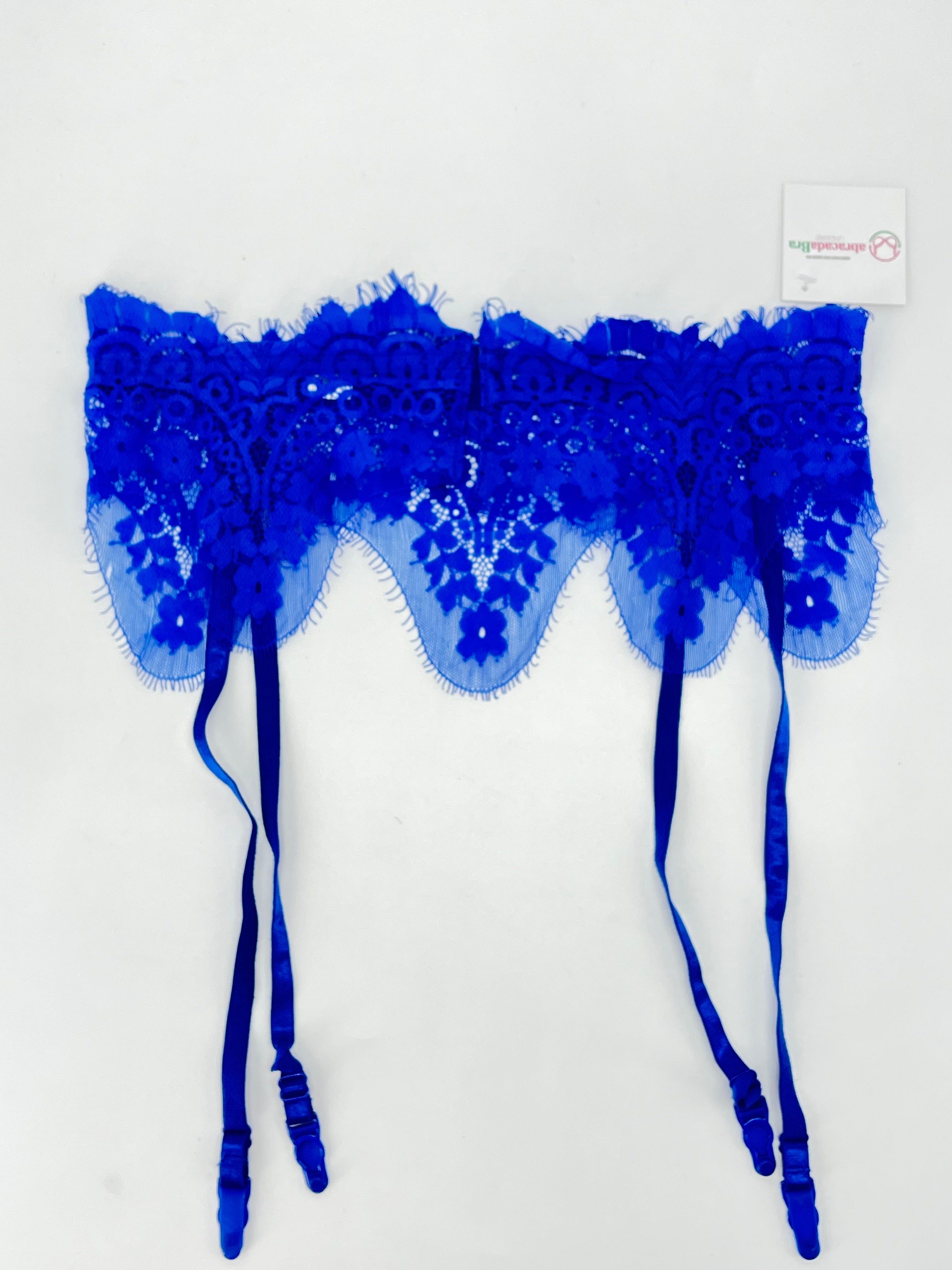 Porte-jarretelles Bleu