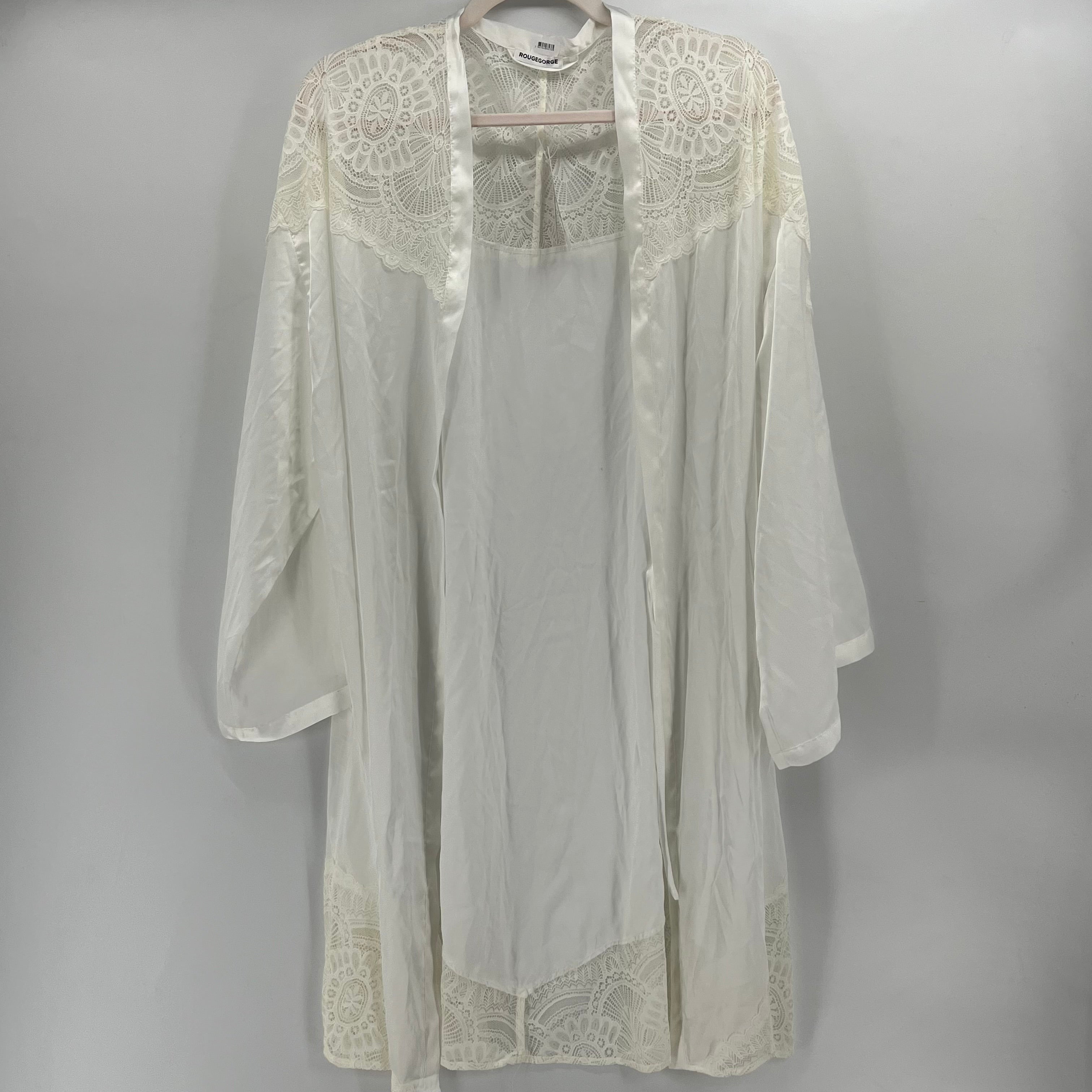 Kimono RougeGorge Blanc