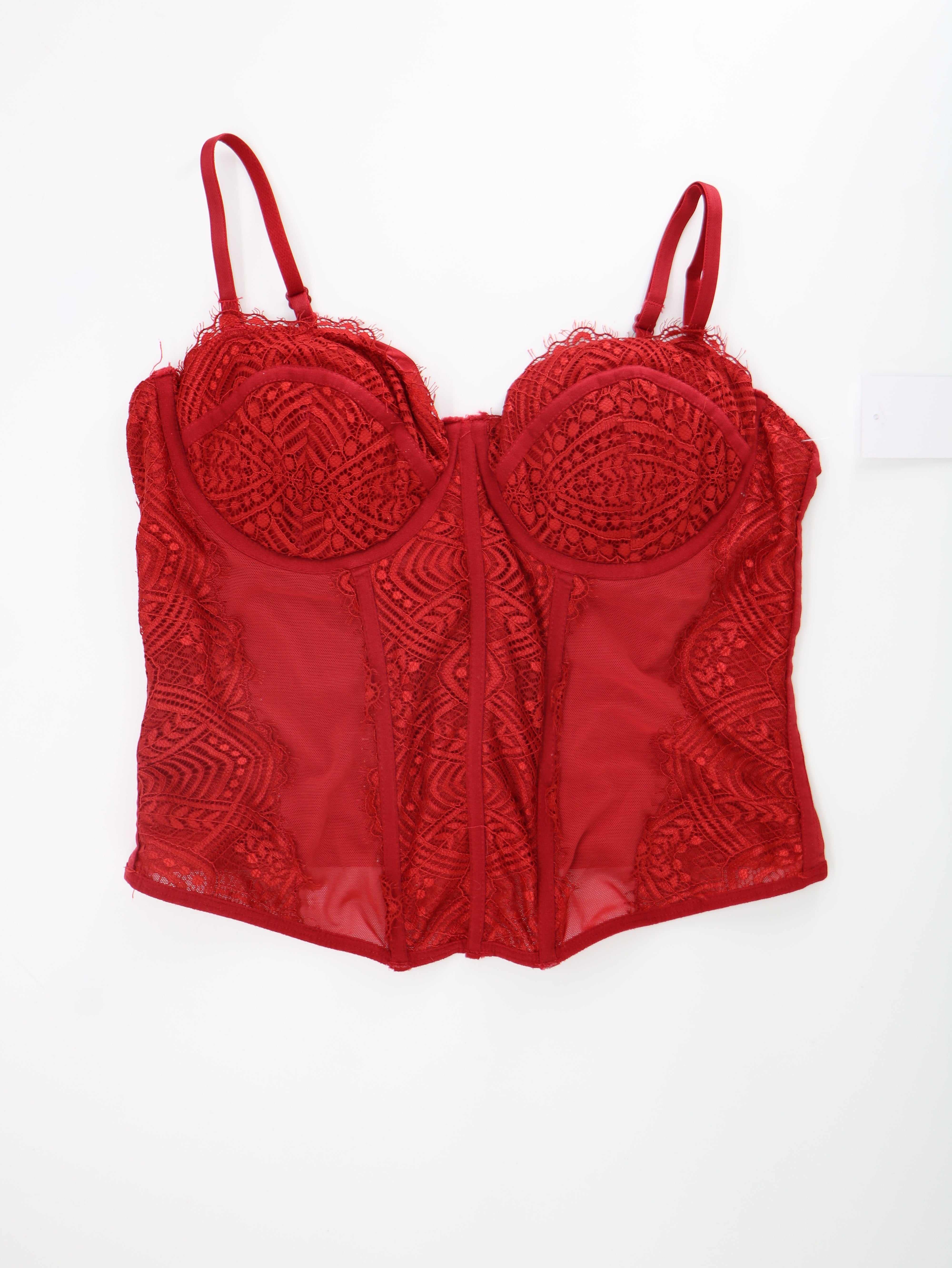 Corset Nue Garage Rouge