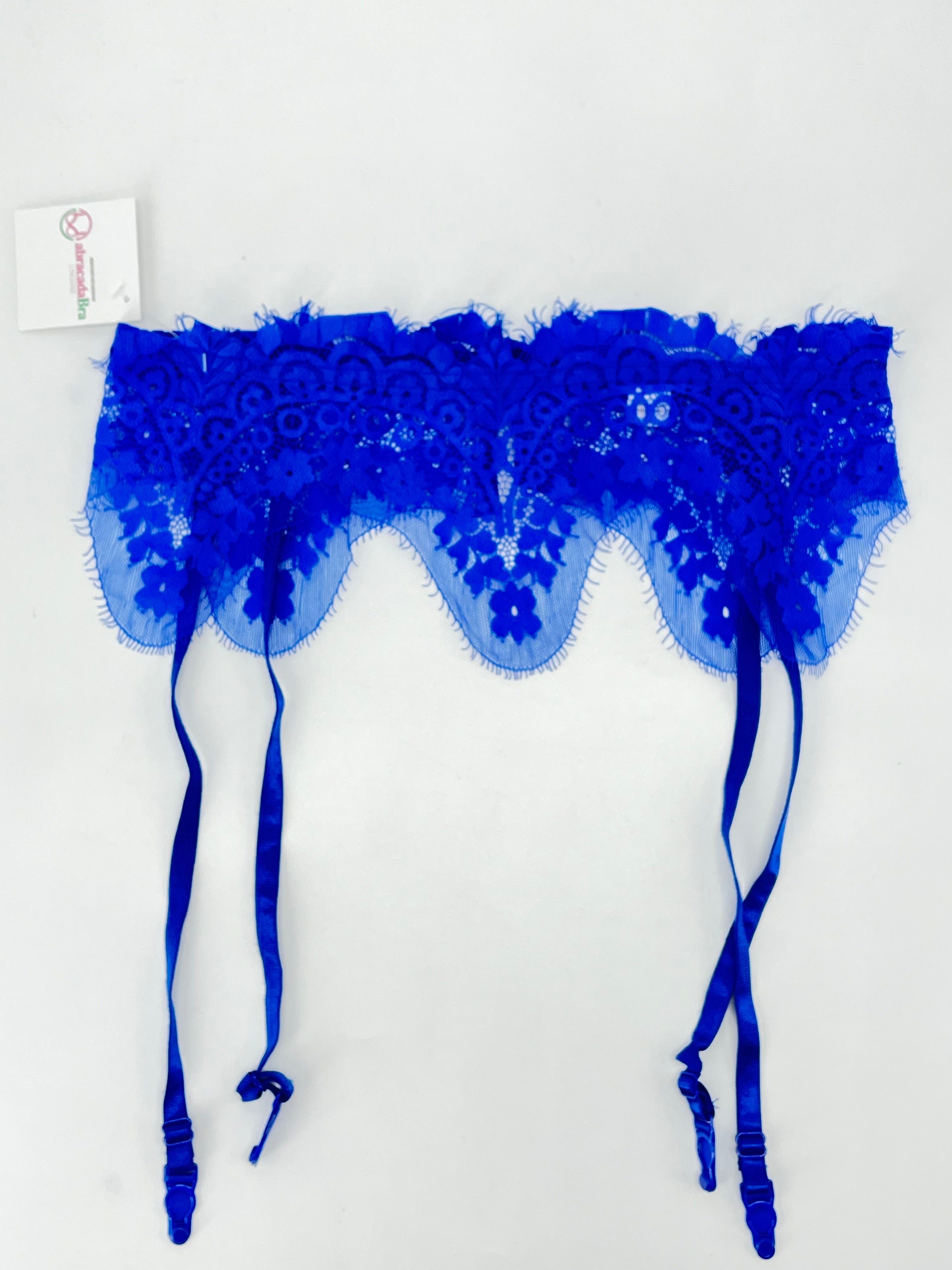 Porte-jarretelles Bleu