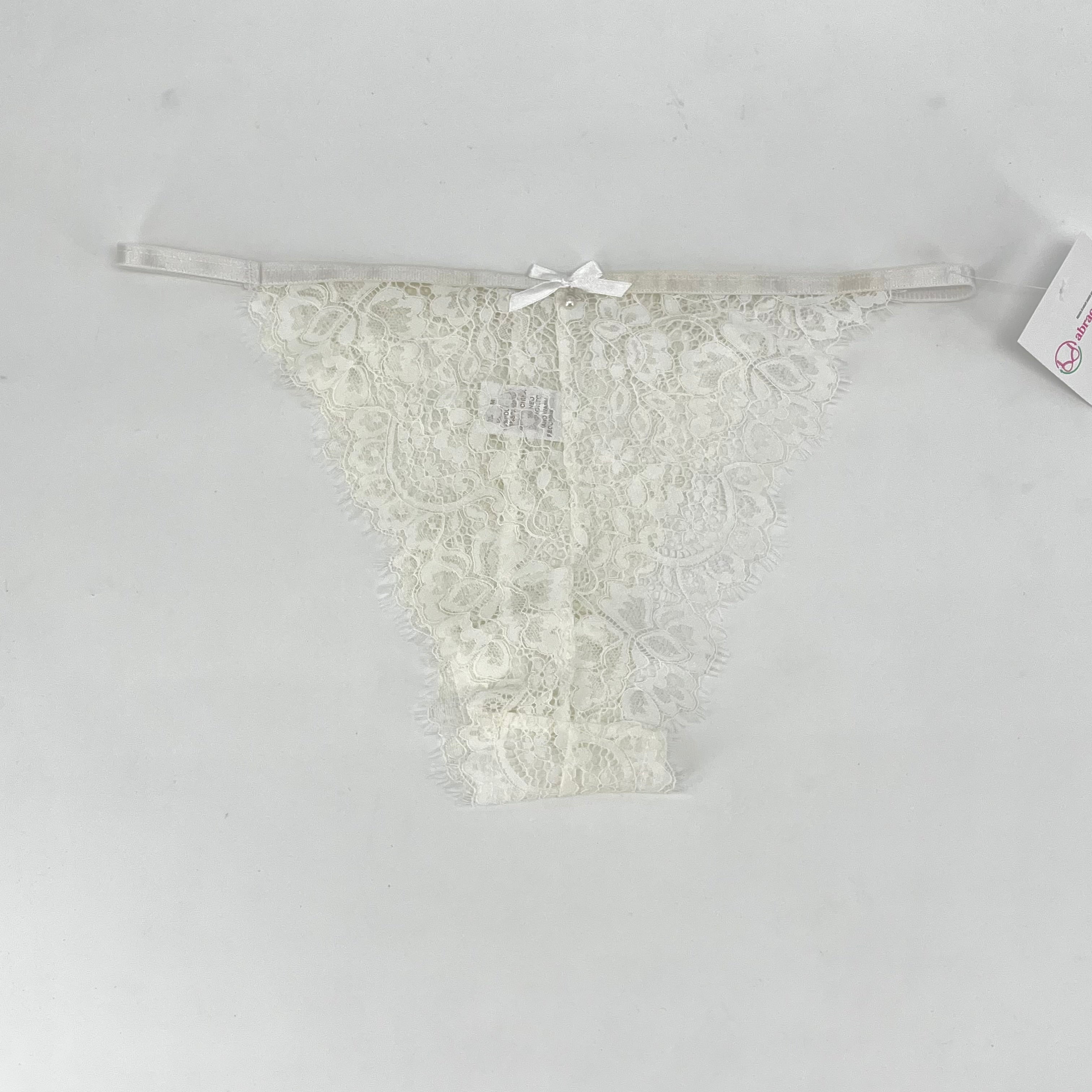 Culotte sexy Knotty Knickers Blanc