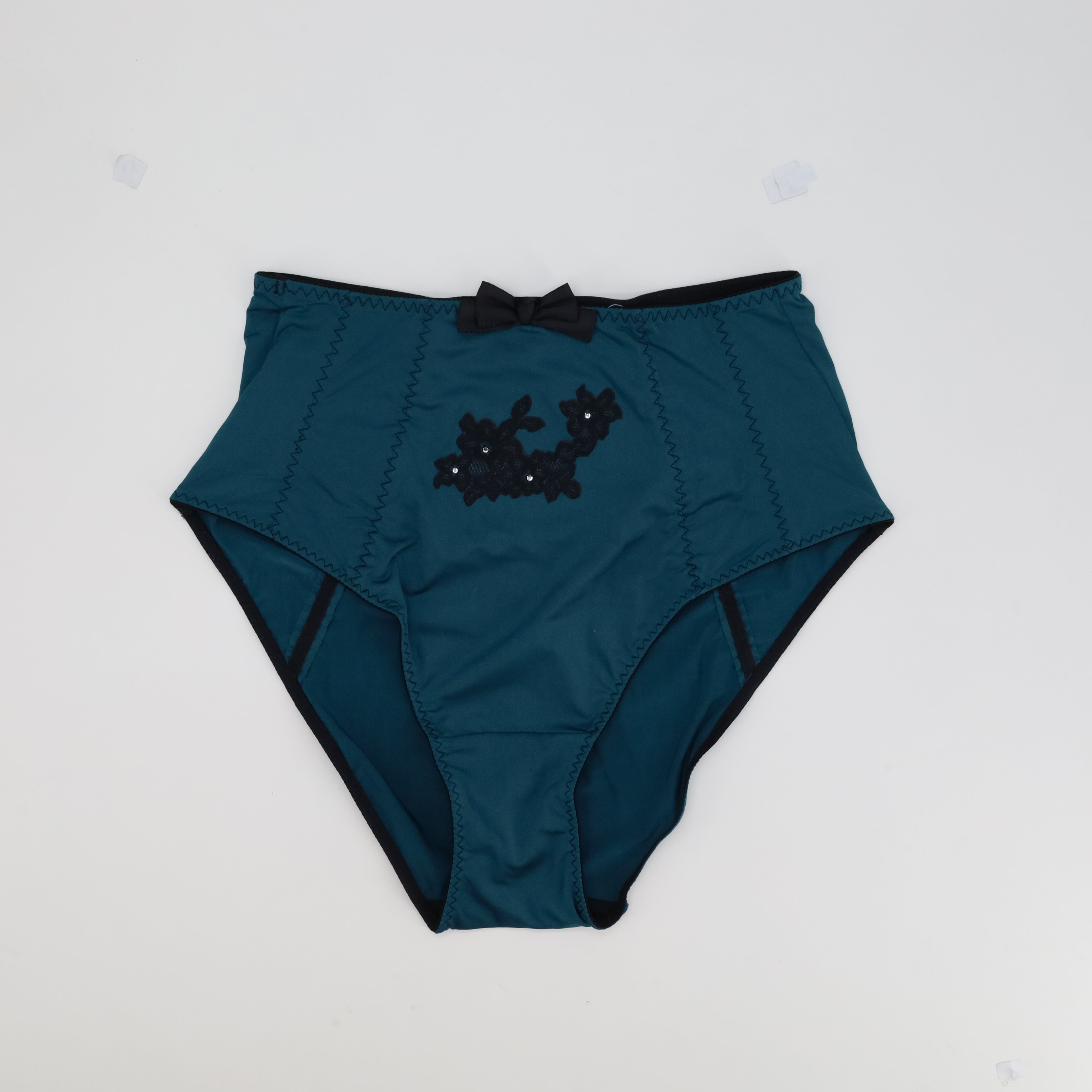 Culotte taille haute Charlott' Bleu