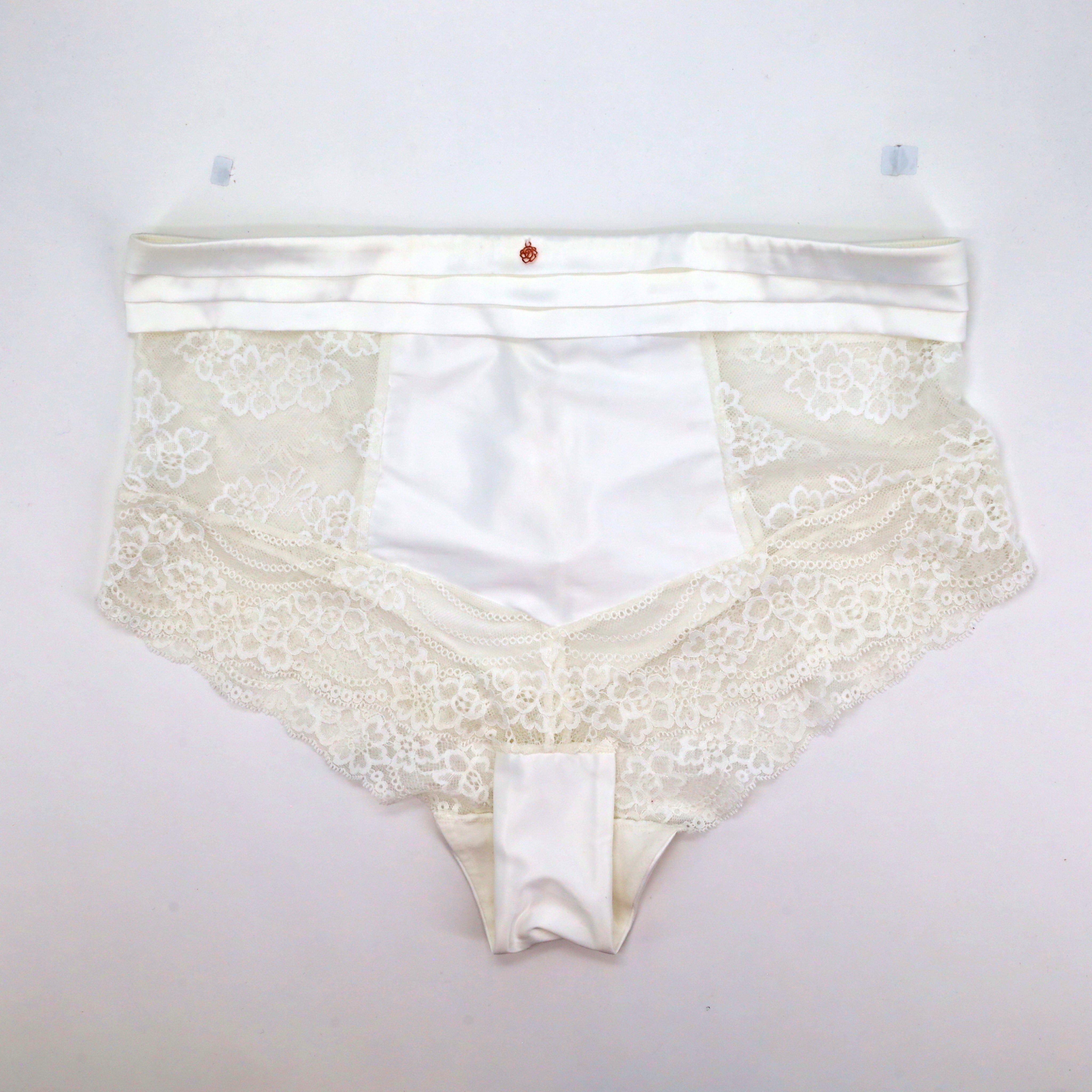 Culotte taille haute RougeGorge Blanc