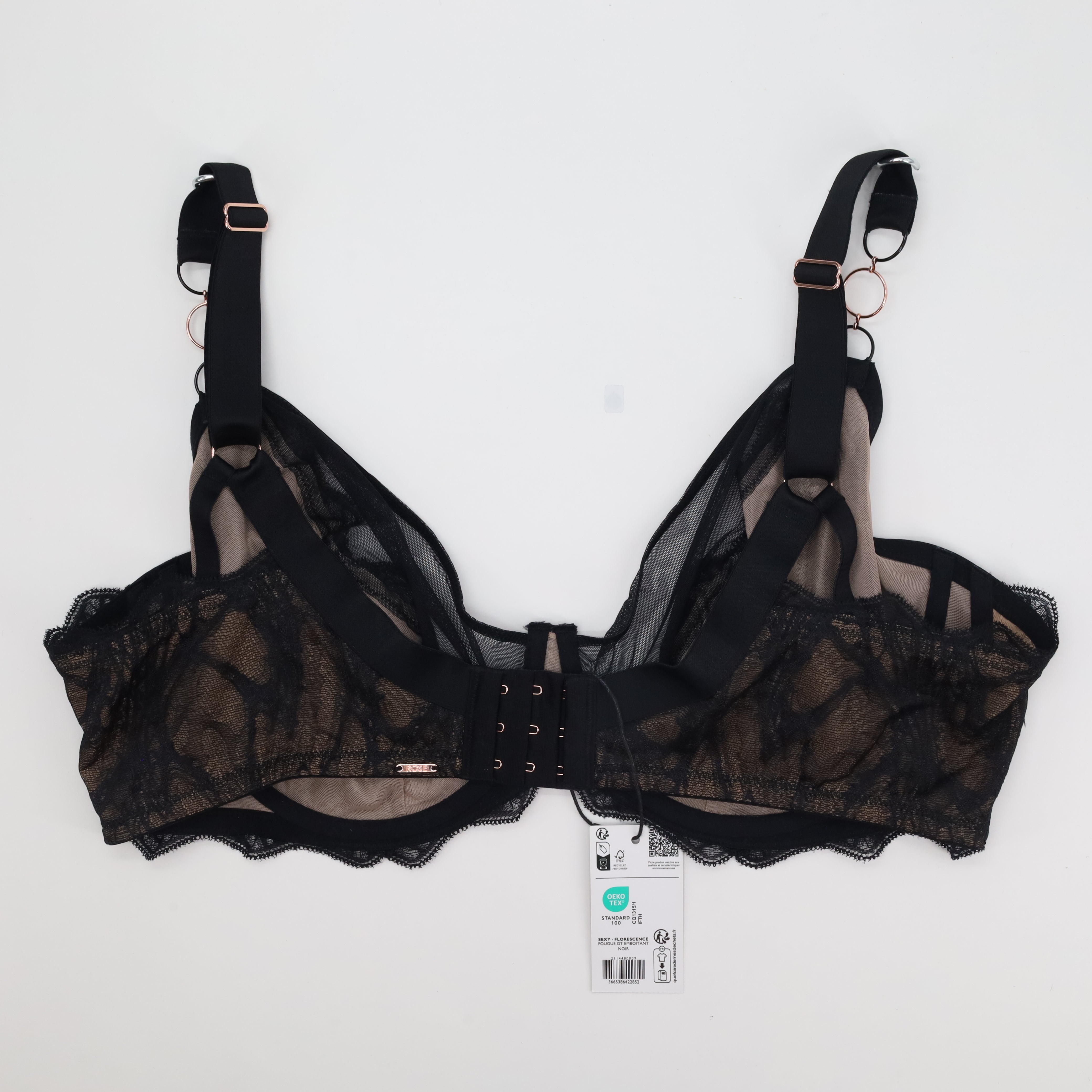Soutien-gorge Rose Noir
