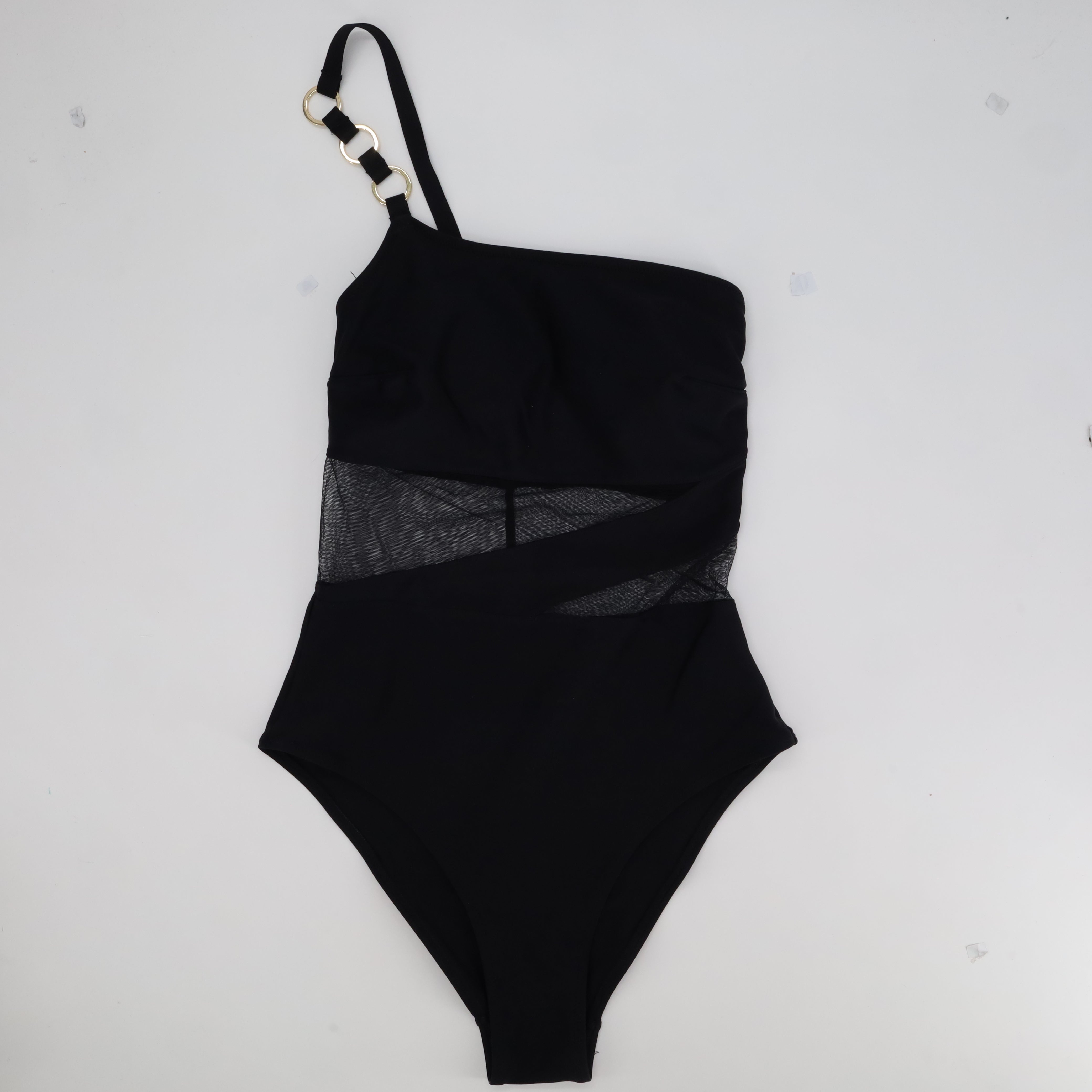 Maillot 1 pièce Rose Noir