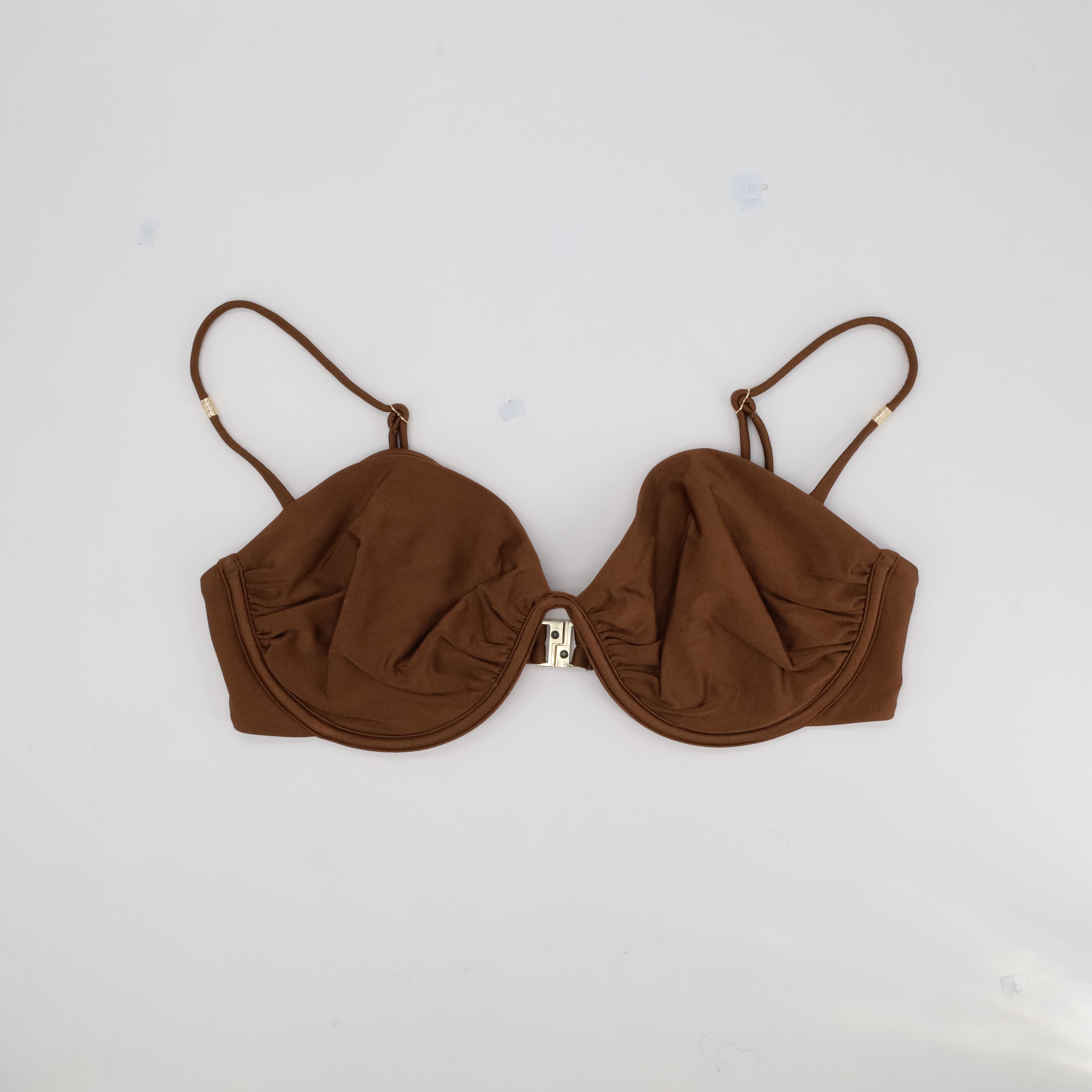 Haut de maillot Rose Marron