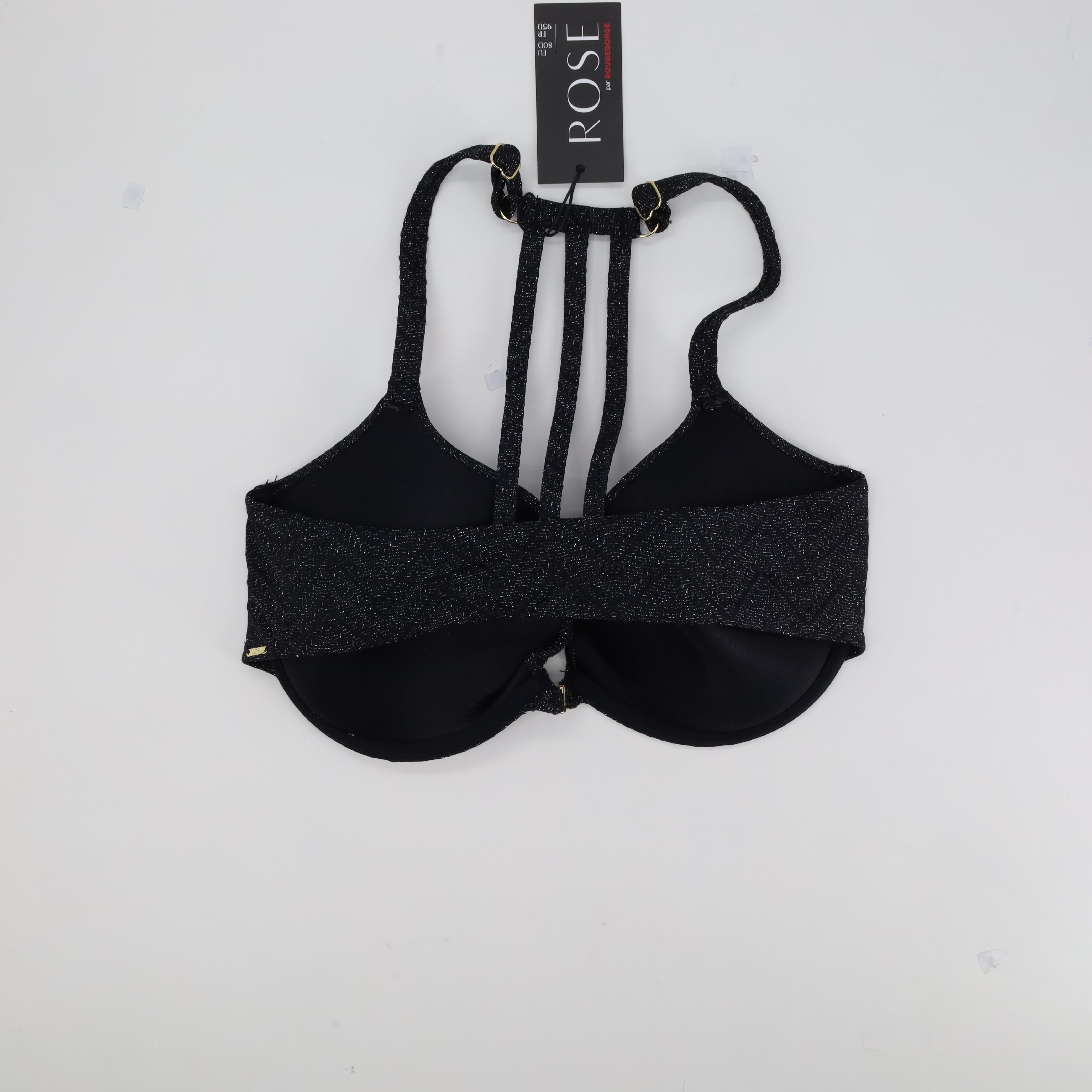 Haut de maillot Rose Noir