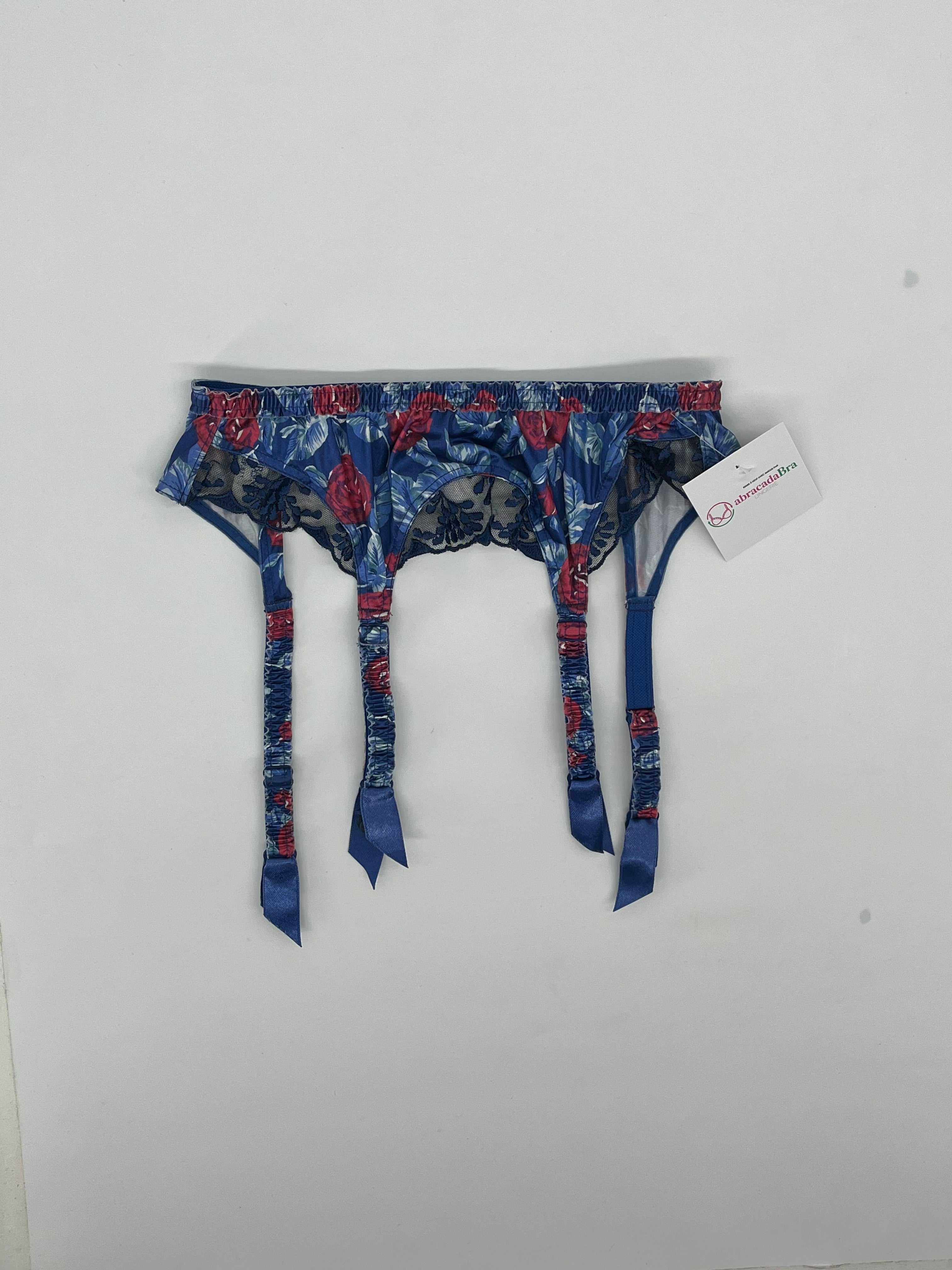 Porte-jarretelles Barbara Bleu