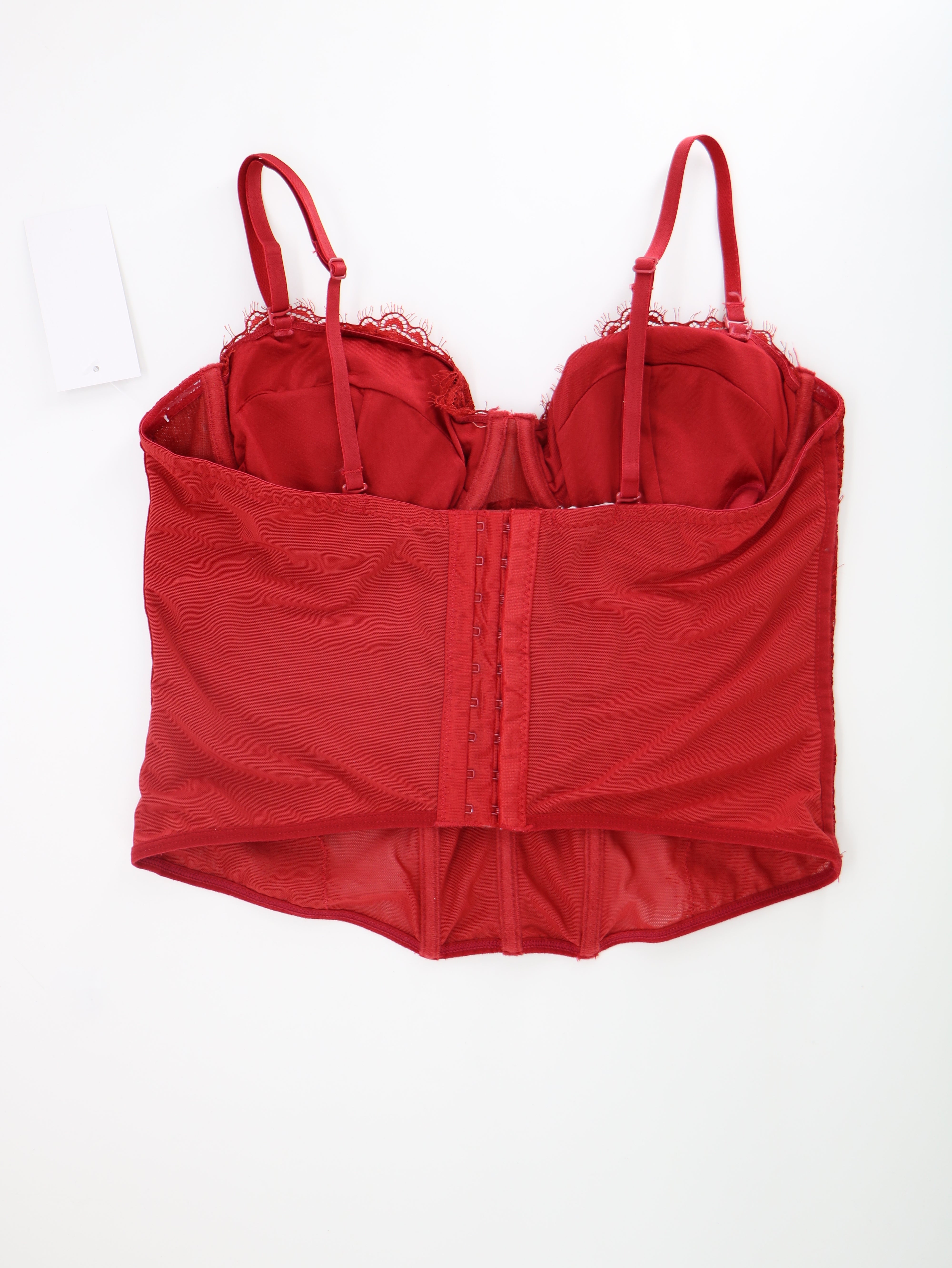 Corset Nue Garage Rouge