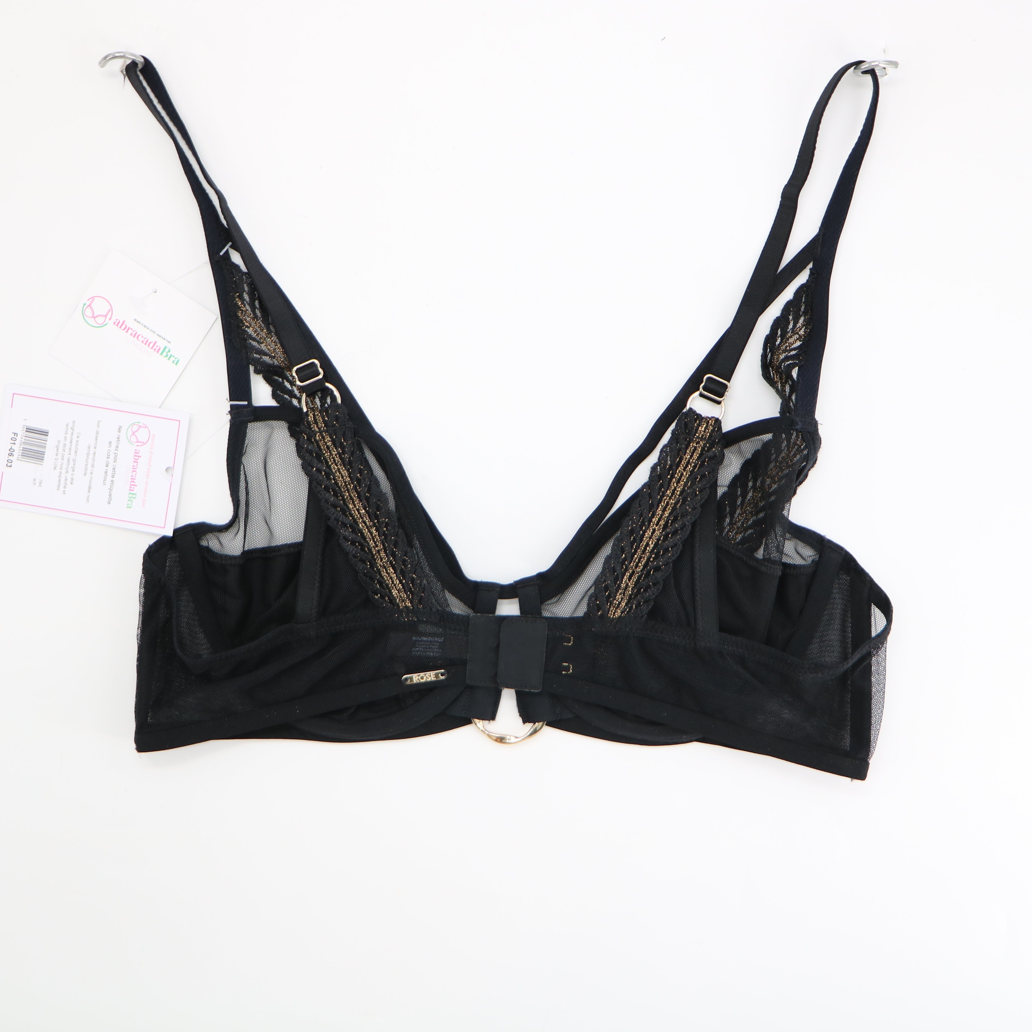 Soutien-gorge Rose Noir