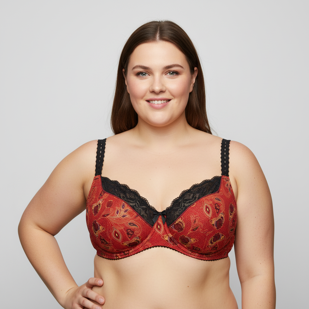 Soutien-gorge Sans Complexe Rouge