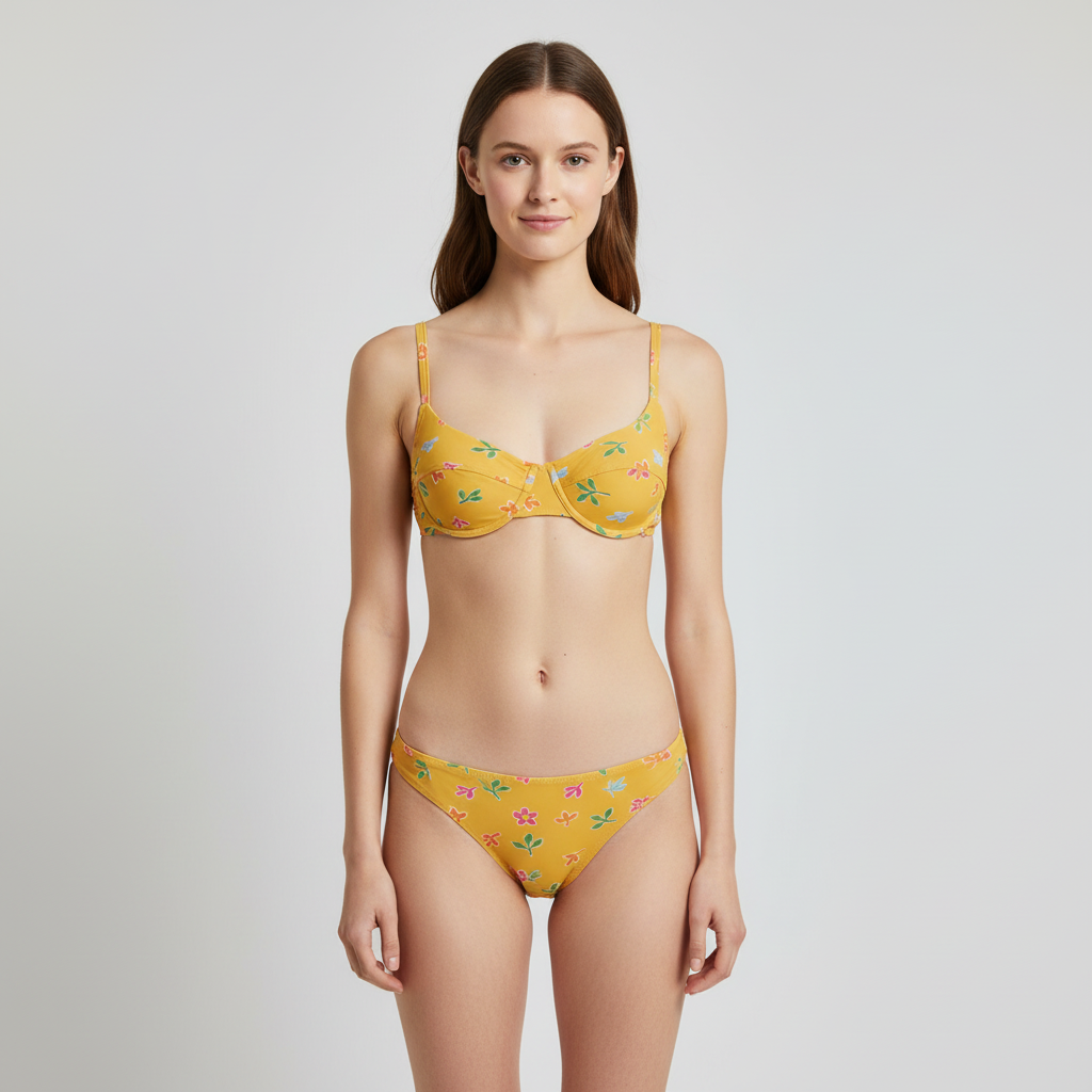 Haut de maillot Princesse tam.tam Jaune