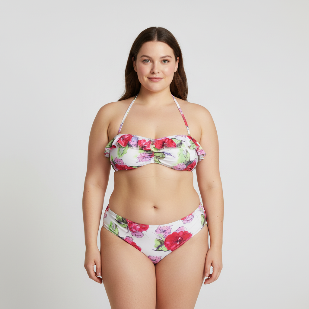 Haut de maillot South Beach Rose