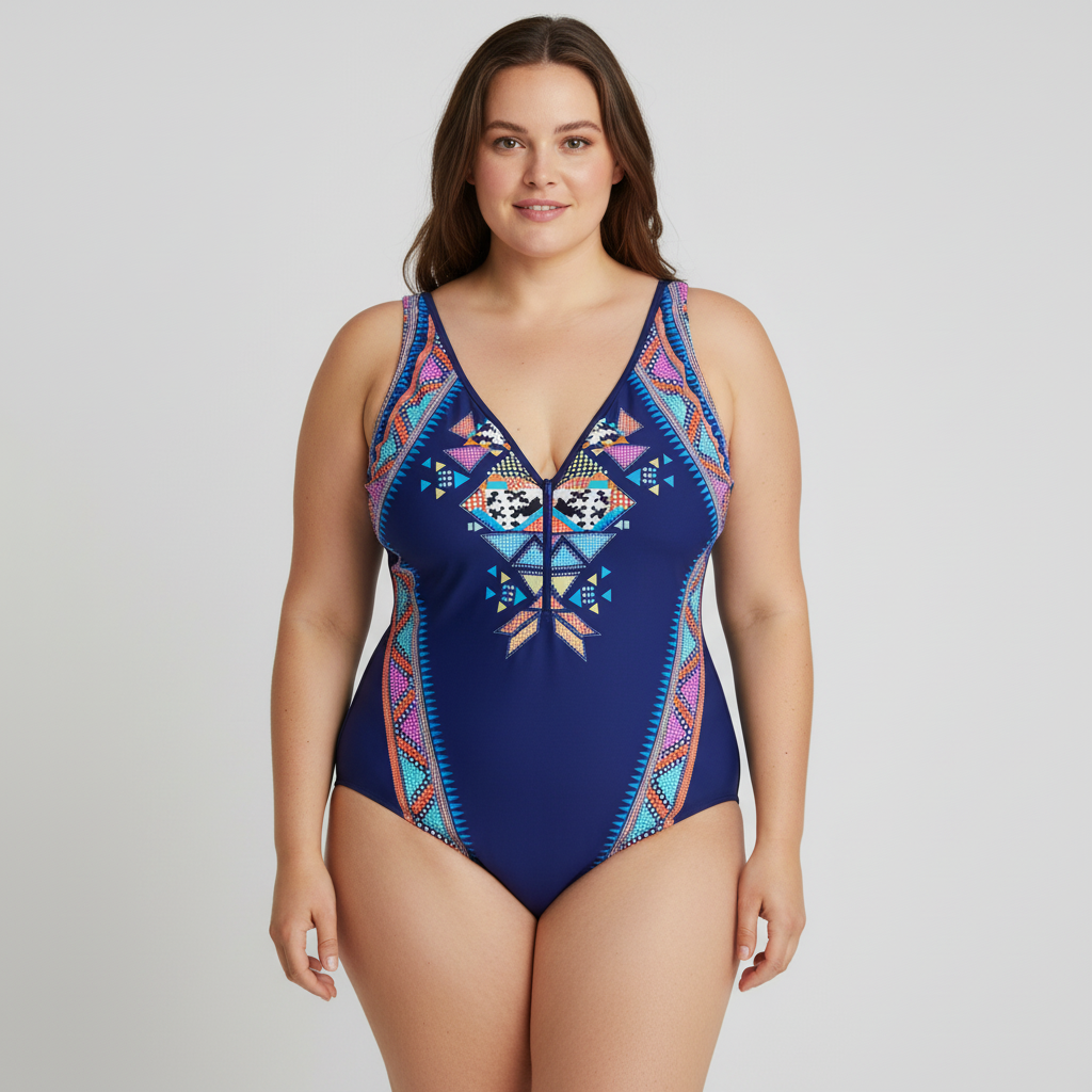 Maillot 1 pièce Katia Bleu