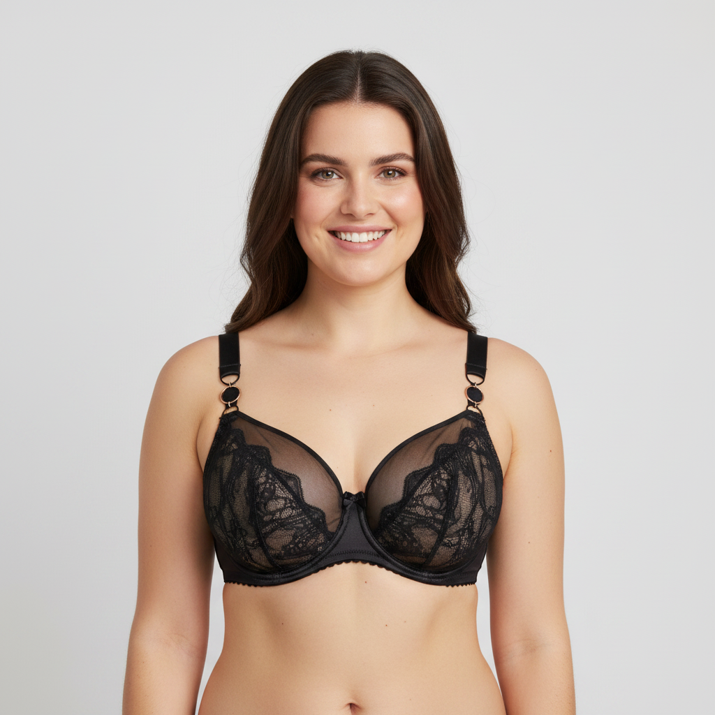 Soutien-gorge Rose Noir