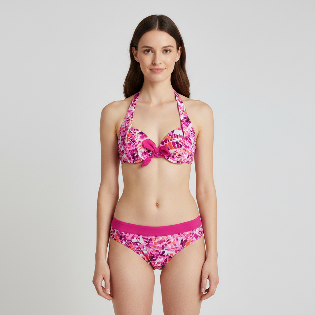 Haut de maillot Rose
