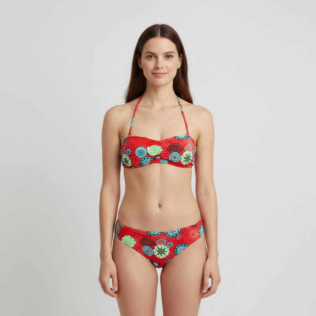 Haut de maillot Rouge
