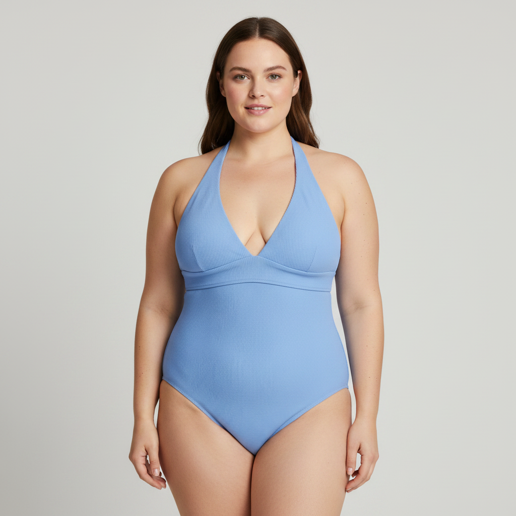 Haut de maillot Bleu